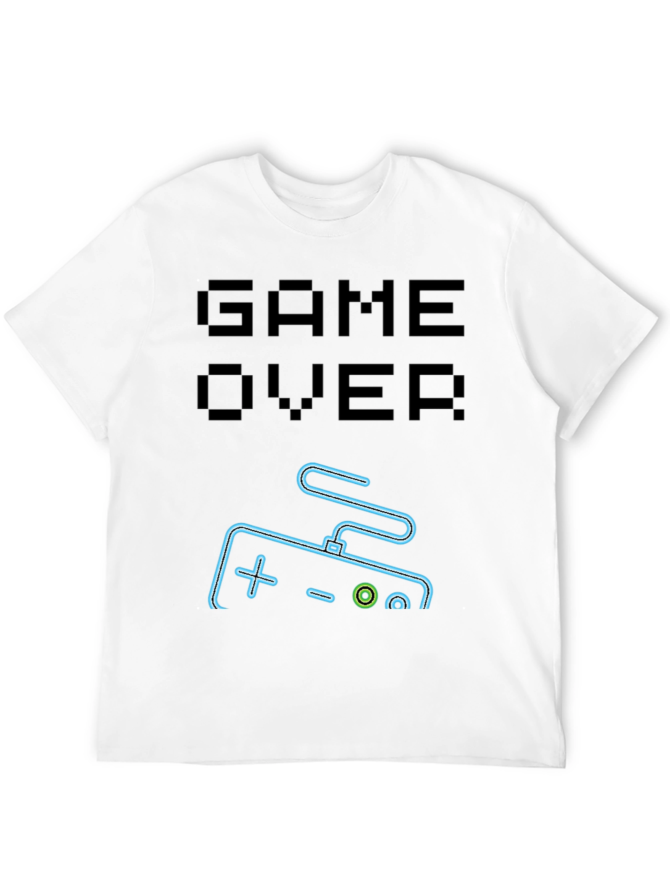 Game Over Graphic Tee - Gamer Style Shirt
