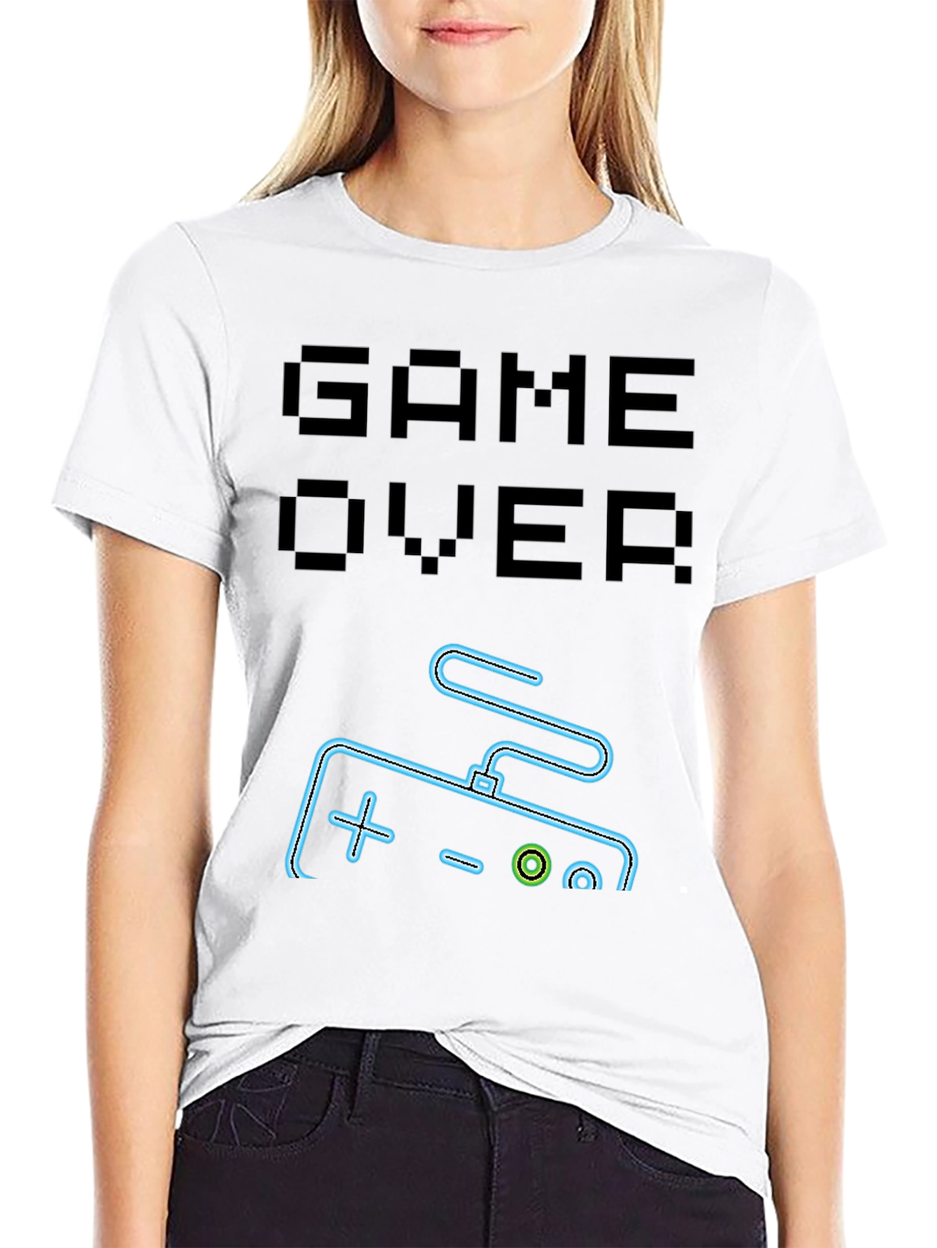 Game Over Graphic Tee - Gamer Style Shirt