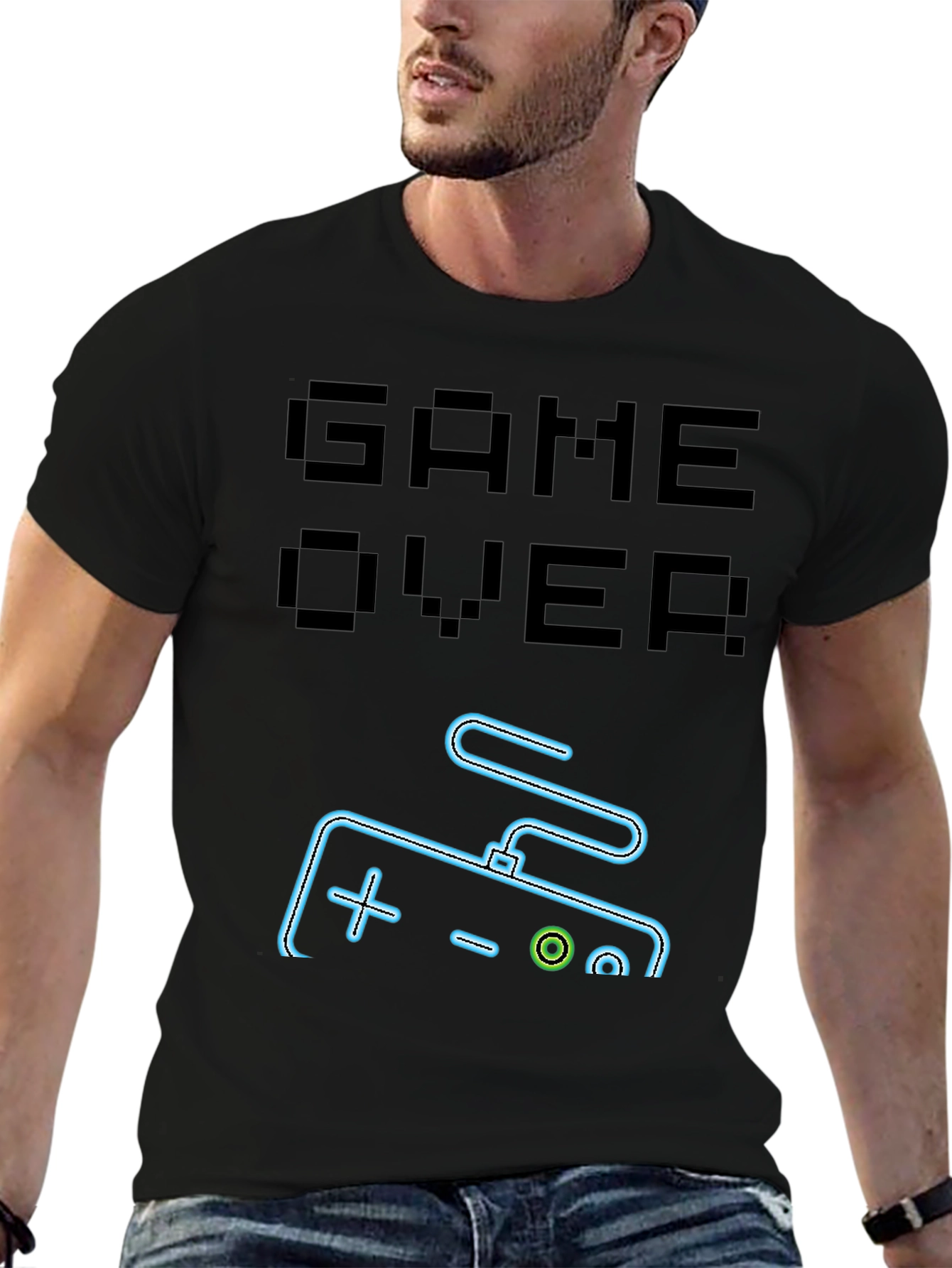 Game Over Graphic Tee - Gamer Style Shirt