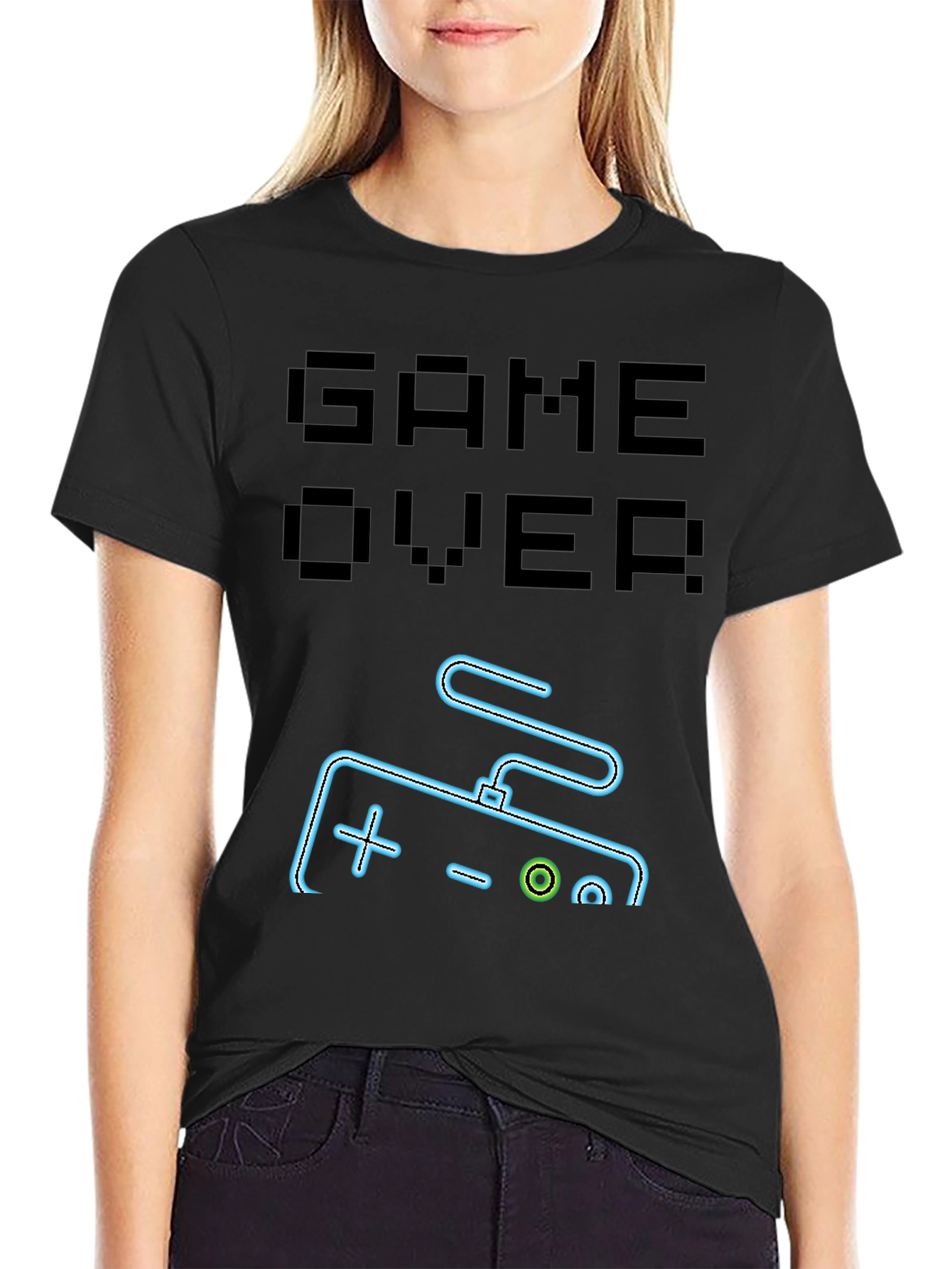 Game Over Graphic Tee - Gamer Style Shirt