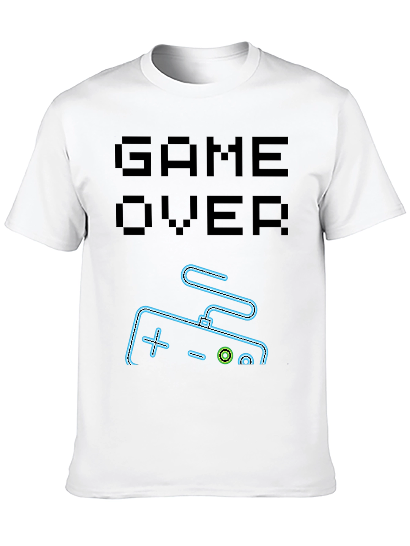 Game Over Graphic Tee - Gamer Style Shirt