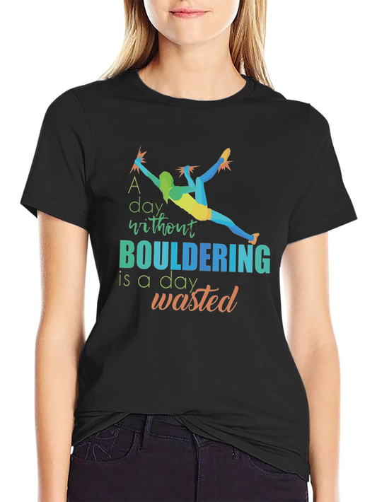 Bouldering T-Shirt - Climbing Design - Graphic Tee