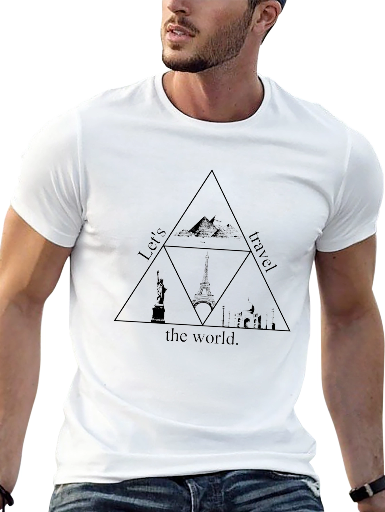 Lets Travel the World Graphic Tee