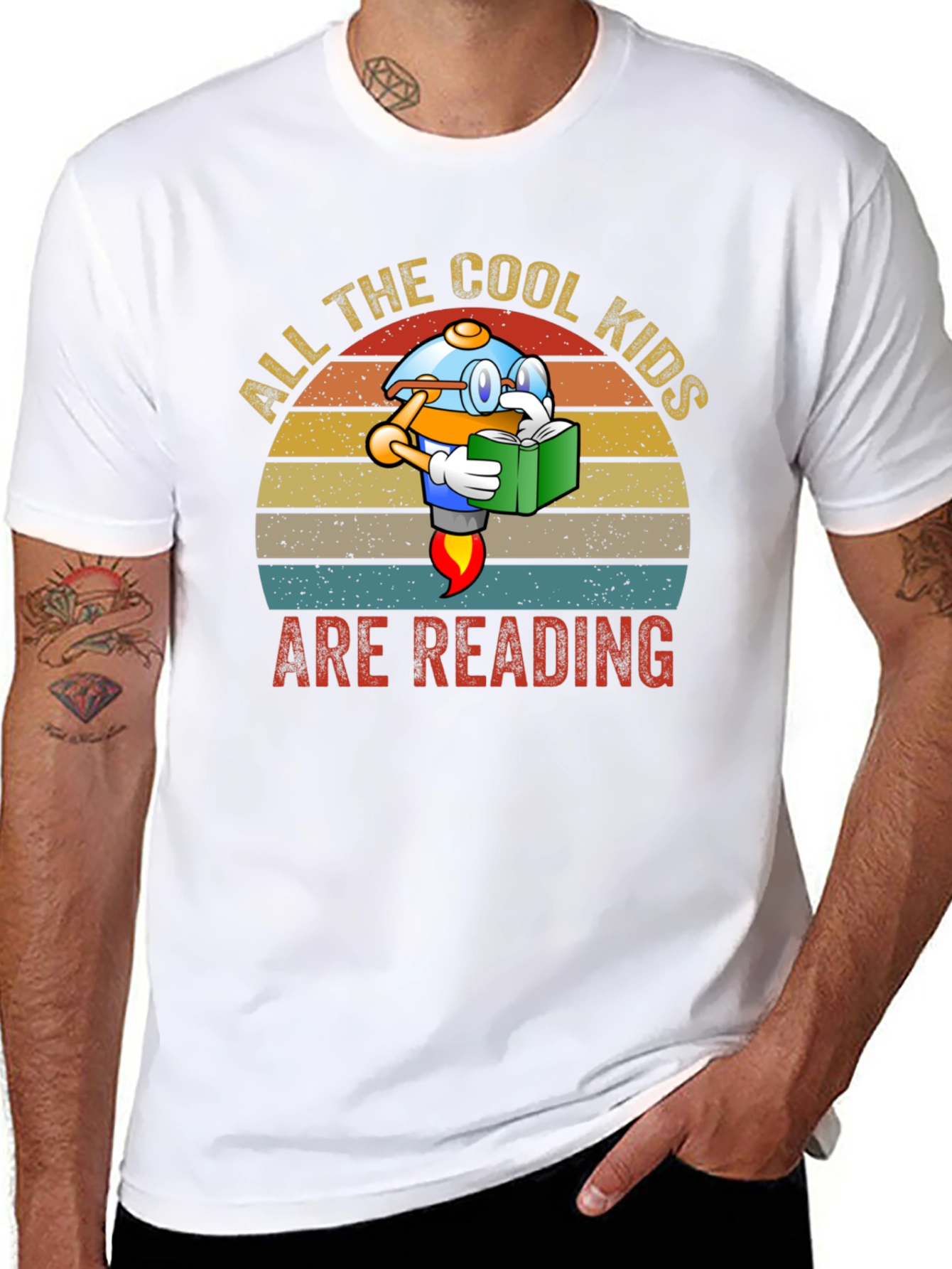 Cool Kids Reading T-Shirt
