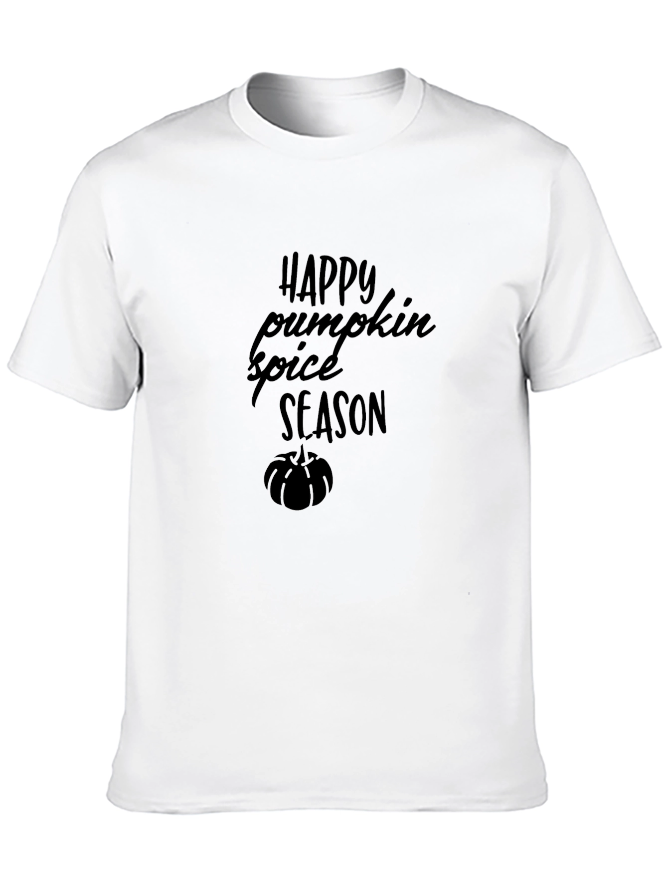 Happy Pumpkin Spice Season Black T-Shirt