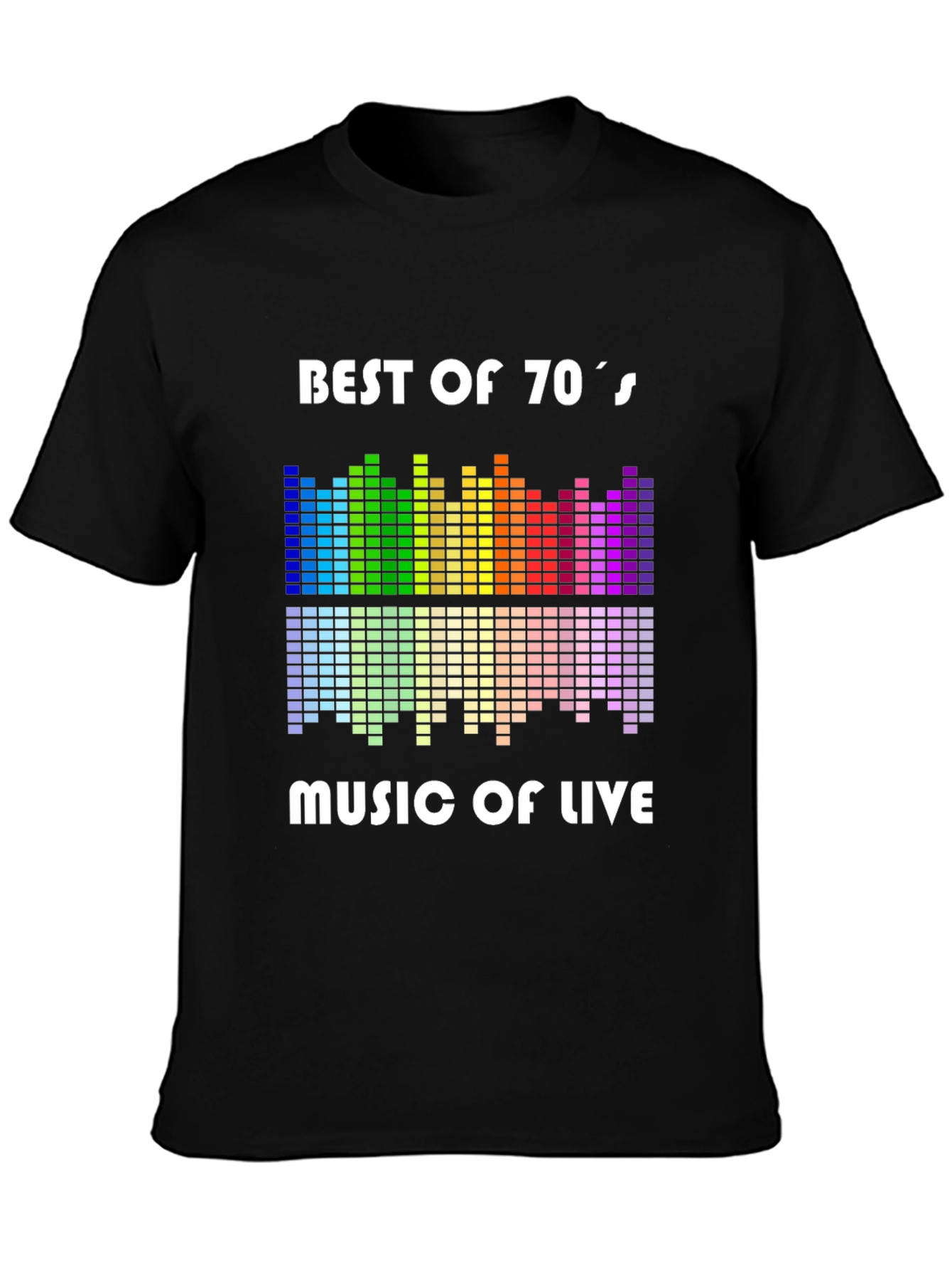 Best of 70s Music Live Graphic T-Shirt