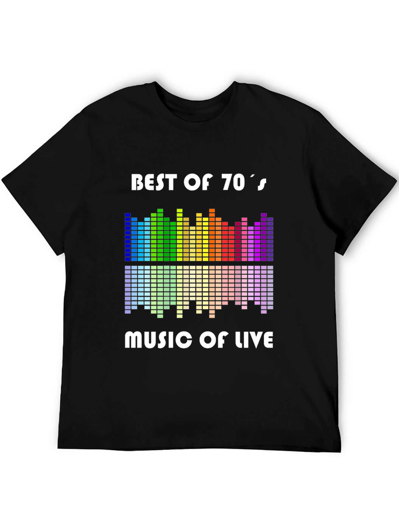 Best of 70s Music Live Graphic T-Shirt