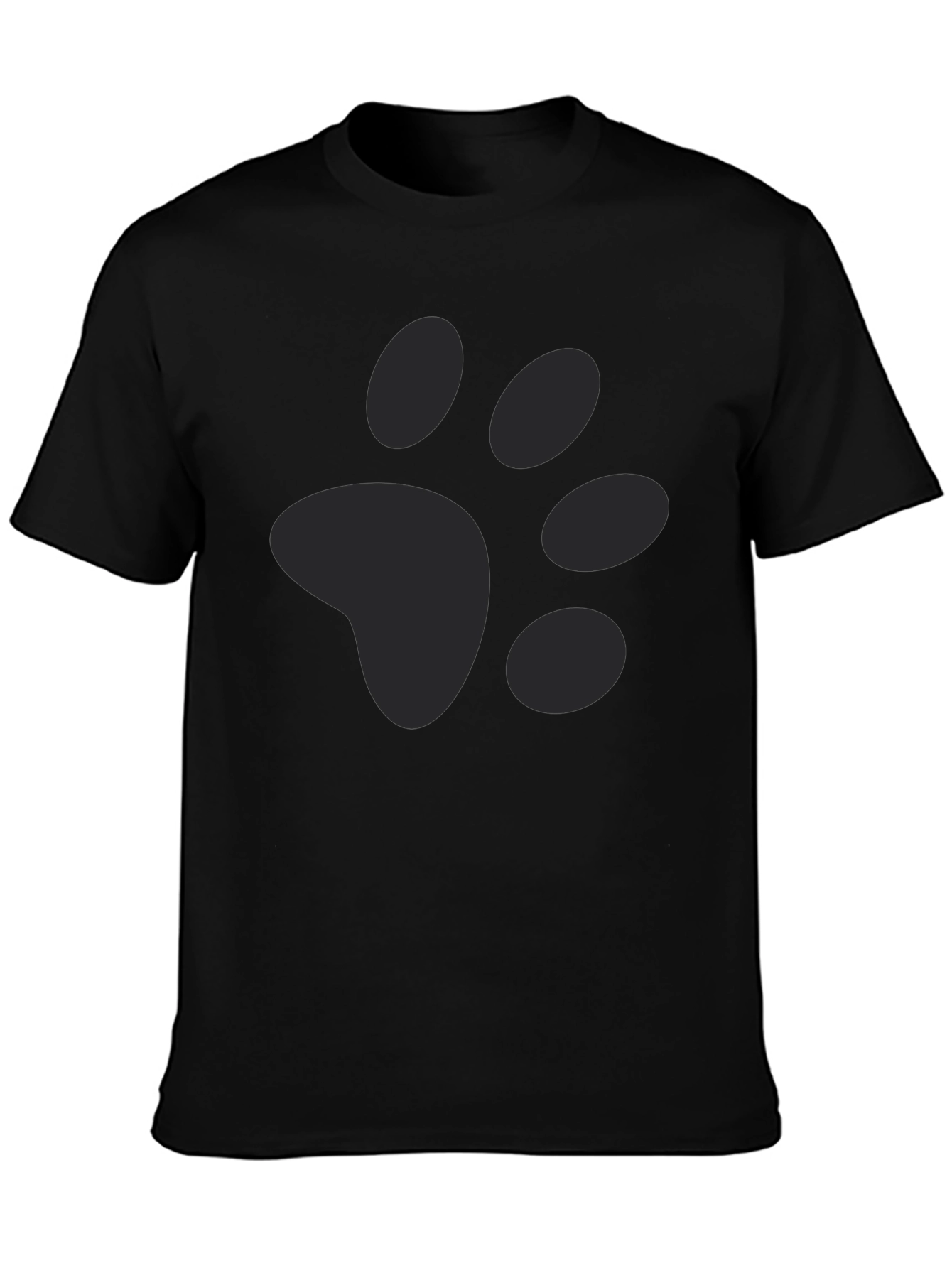 Paw Print Graphic Tee - Casual Comfort