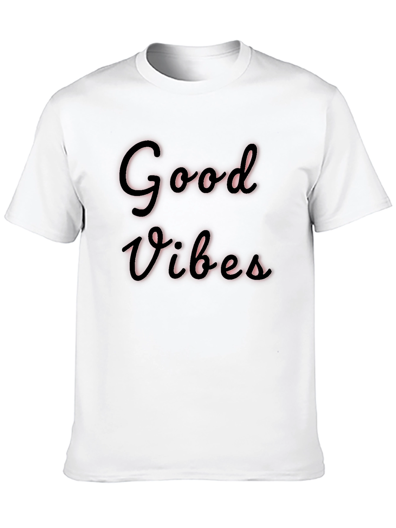 Good Vibes Black T-Shirt - Stylish & Comfortable