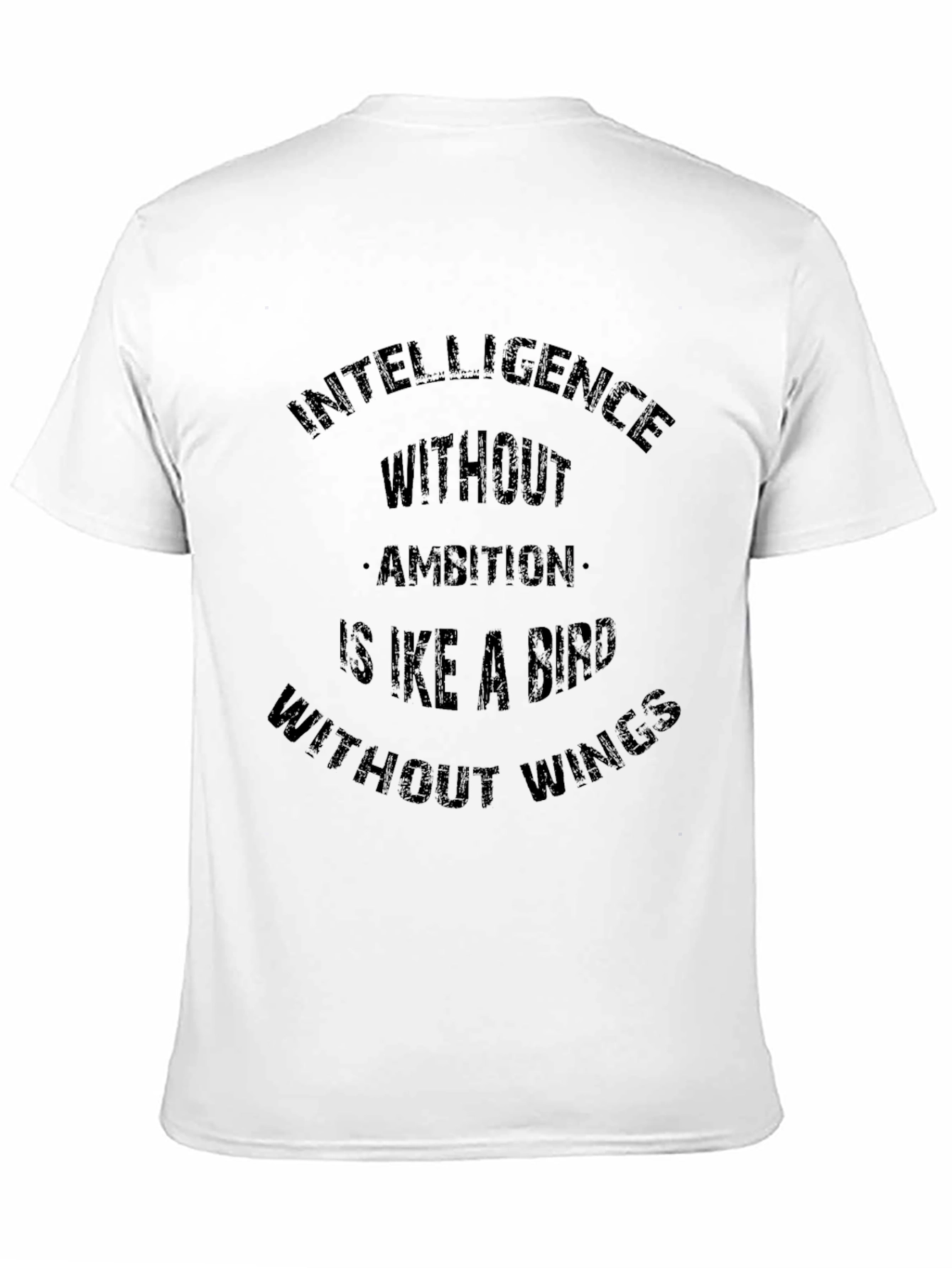 Intelligence Without Ambition Black T-Shirt