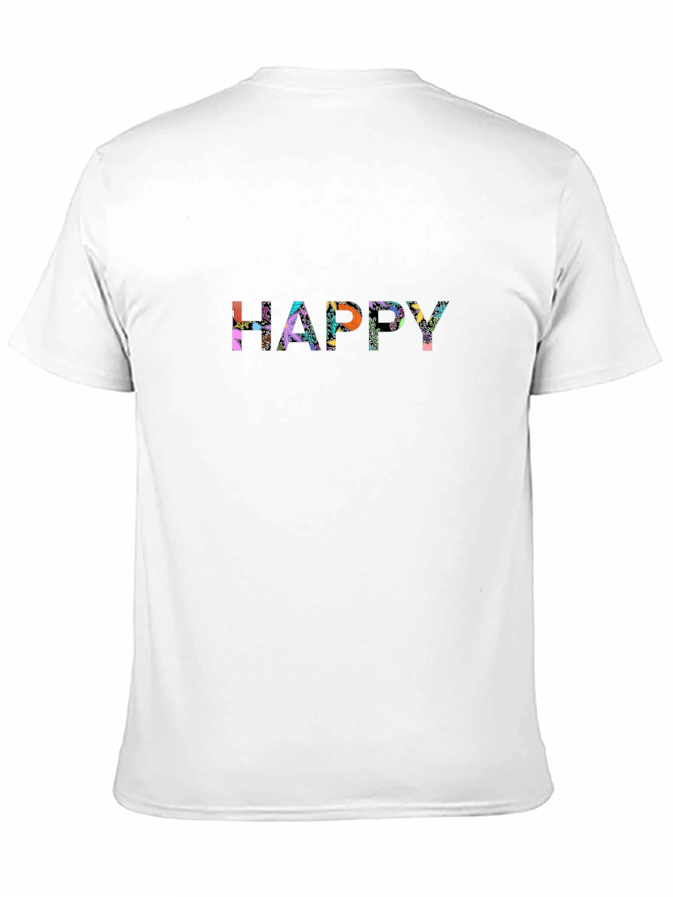Happy Graphic T-Shirt - Mens Black Tee