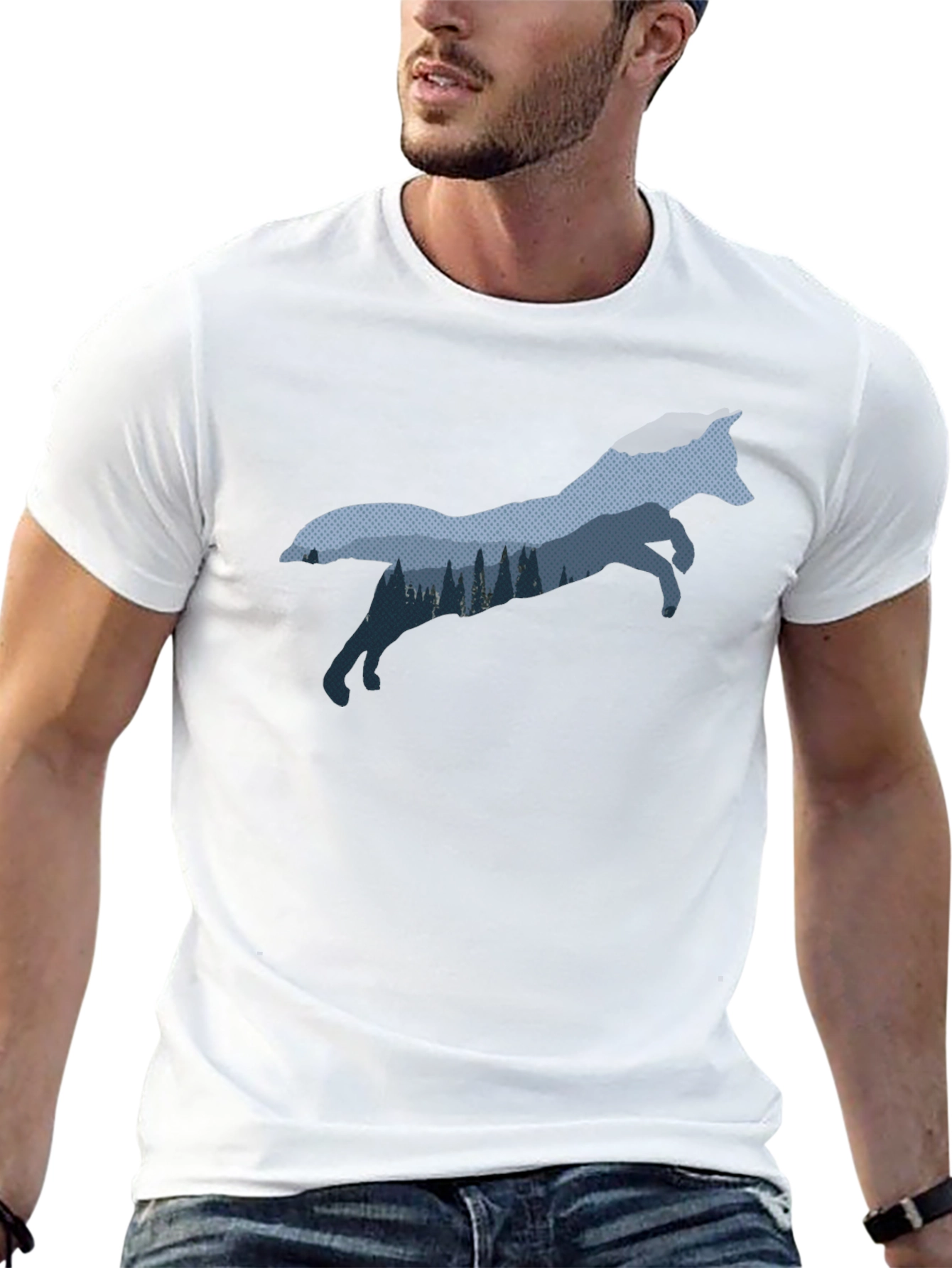 Wolf Graphic Tee - Nature Inspired Design
