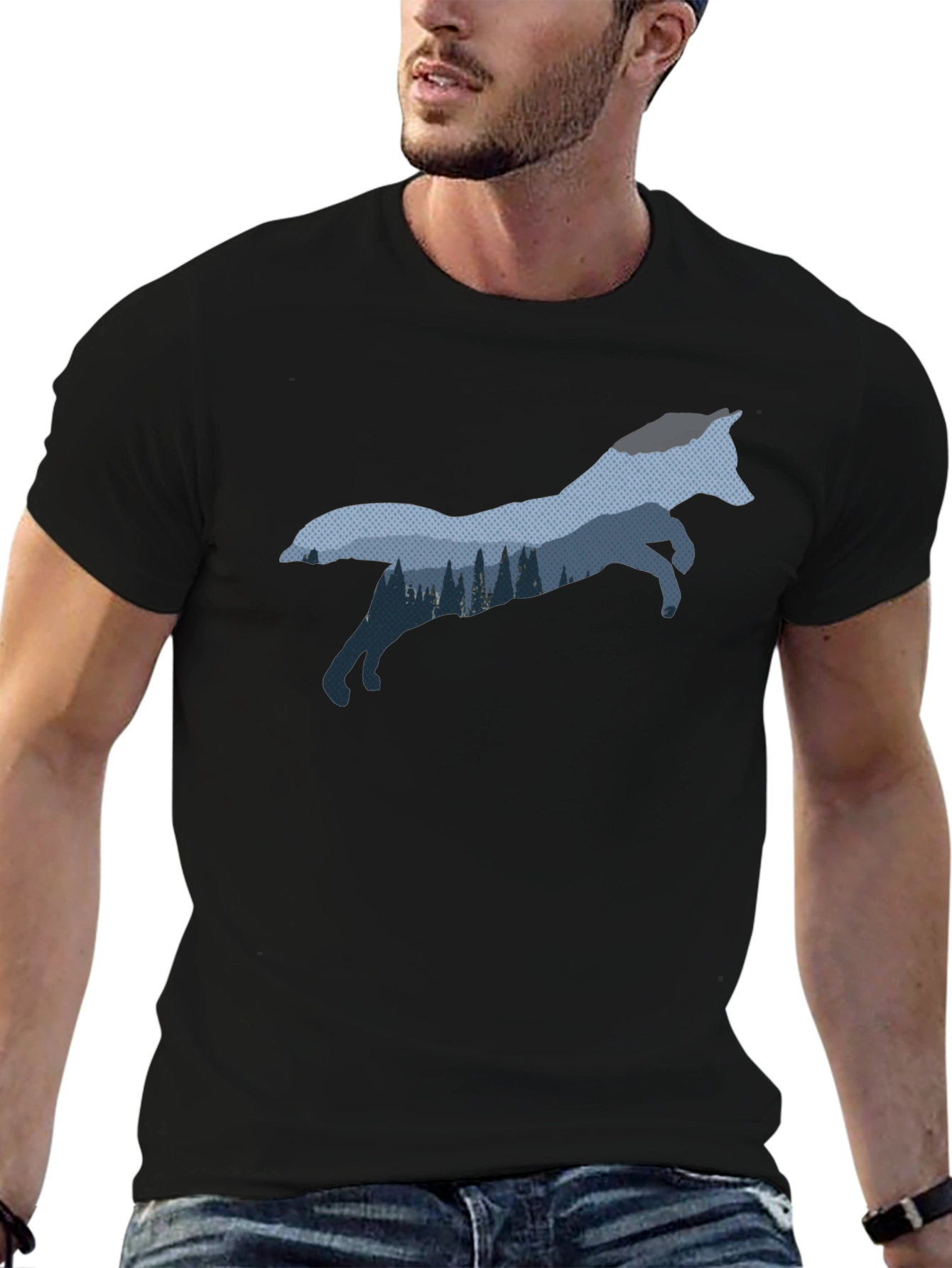 Wolf Graphic Tee - Nature Inspired Design