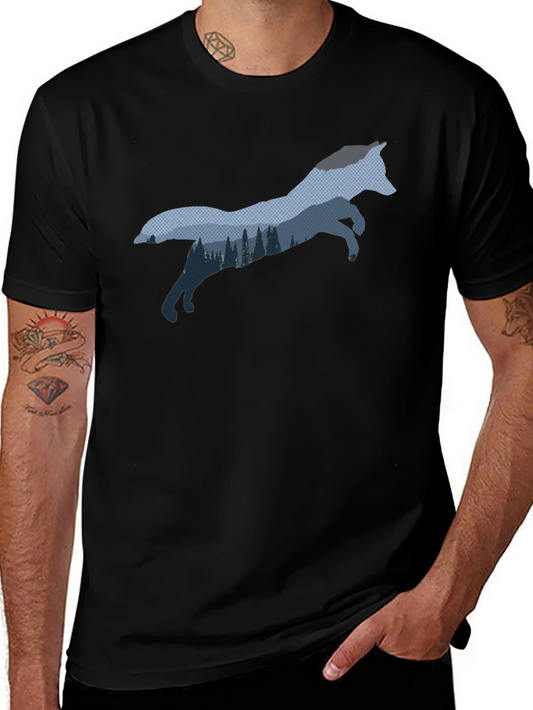 Wolf Graphic Tee - Nature Inspired Design