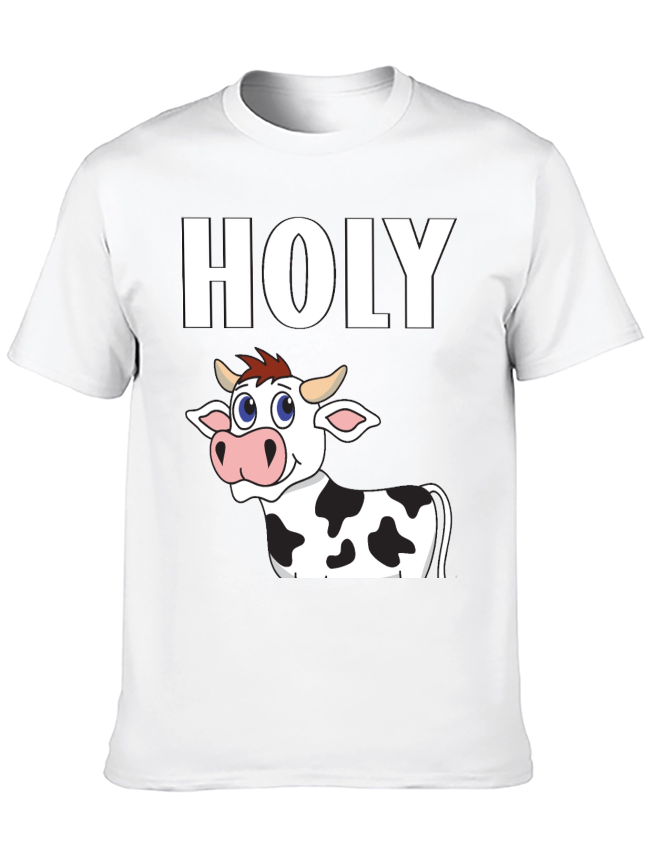 Holy Cow T-Shirt - Funny Cartoon Animal Tee