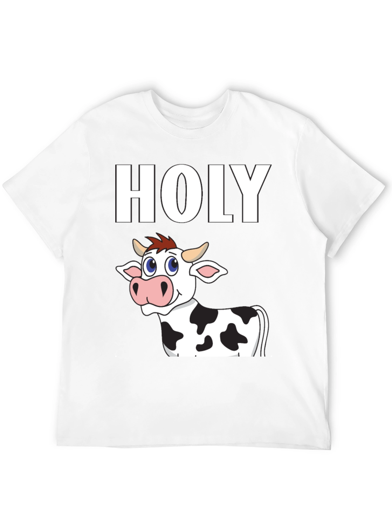 Holy Cow T-Shirt - Funny Cartoon Animal Tee