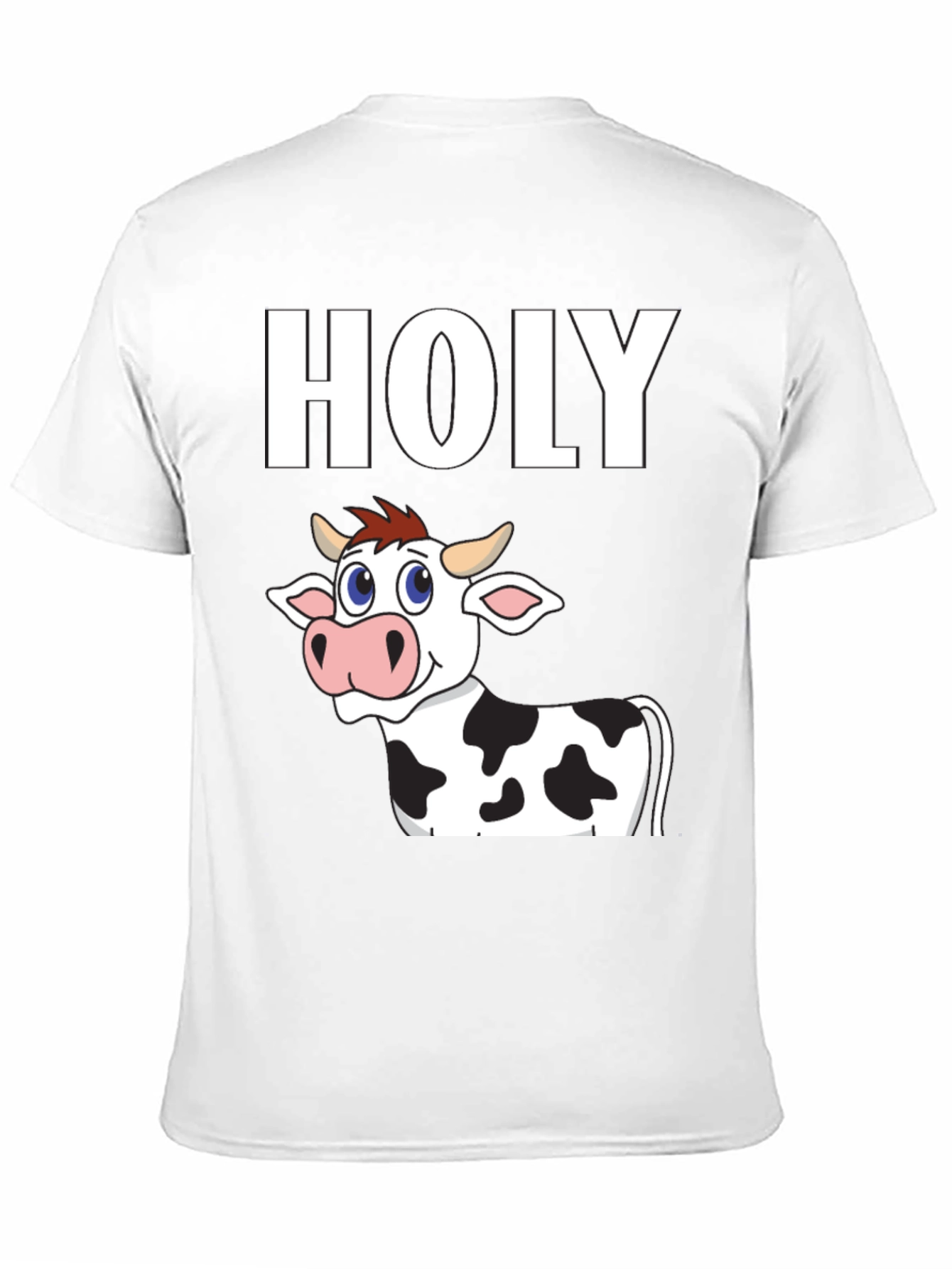 Holy Cow T-Shirt - Funny Cartoon Animal Tee