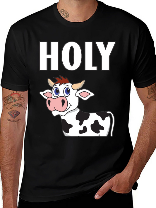 Holy Cow T-Shirt - Funny Cartoon Animal Tee