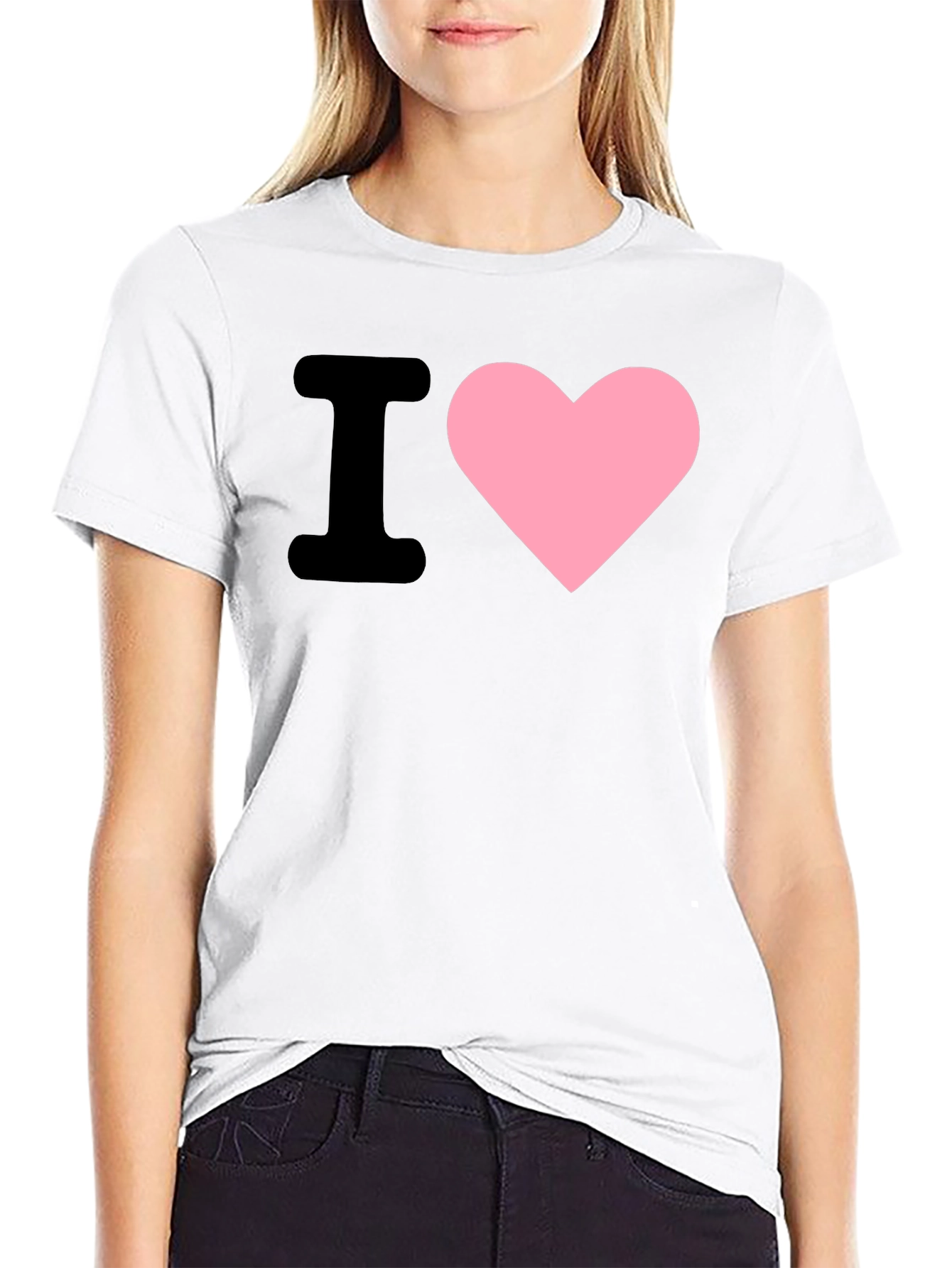 I Heart Love Pink Heart Tee