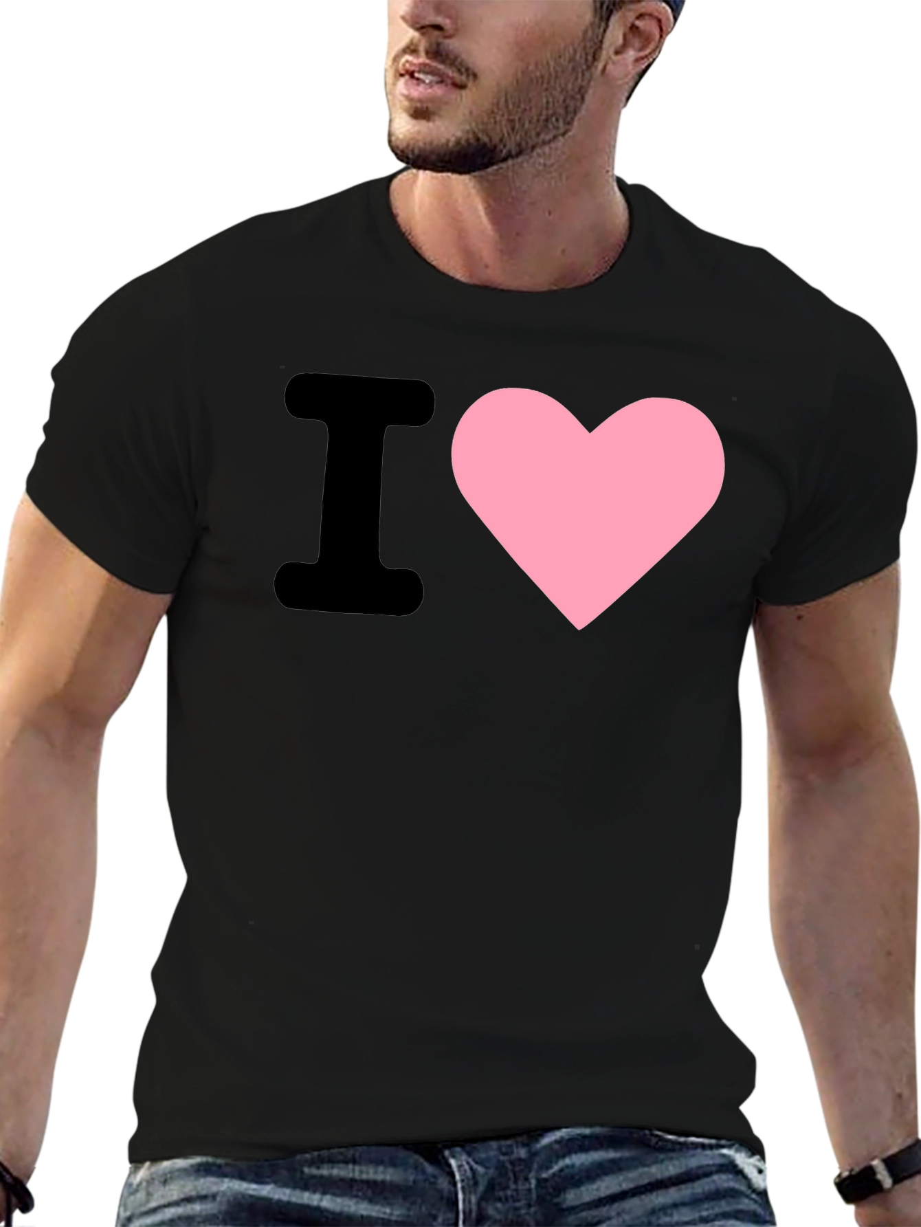 I Heart Love Pink Heart Tee