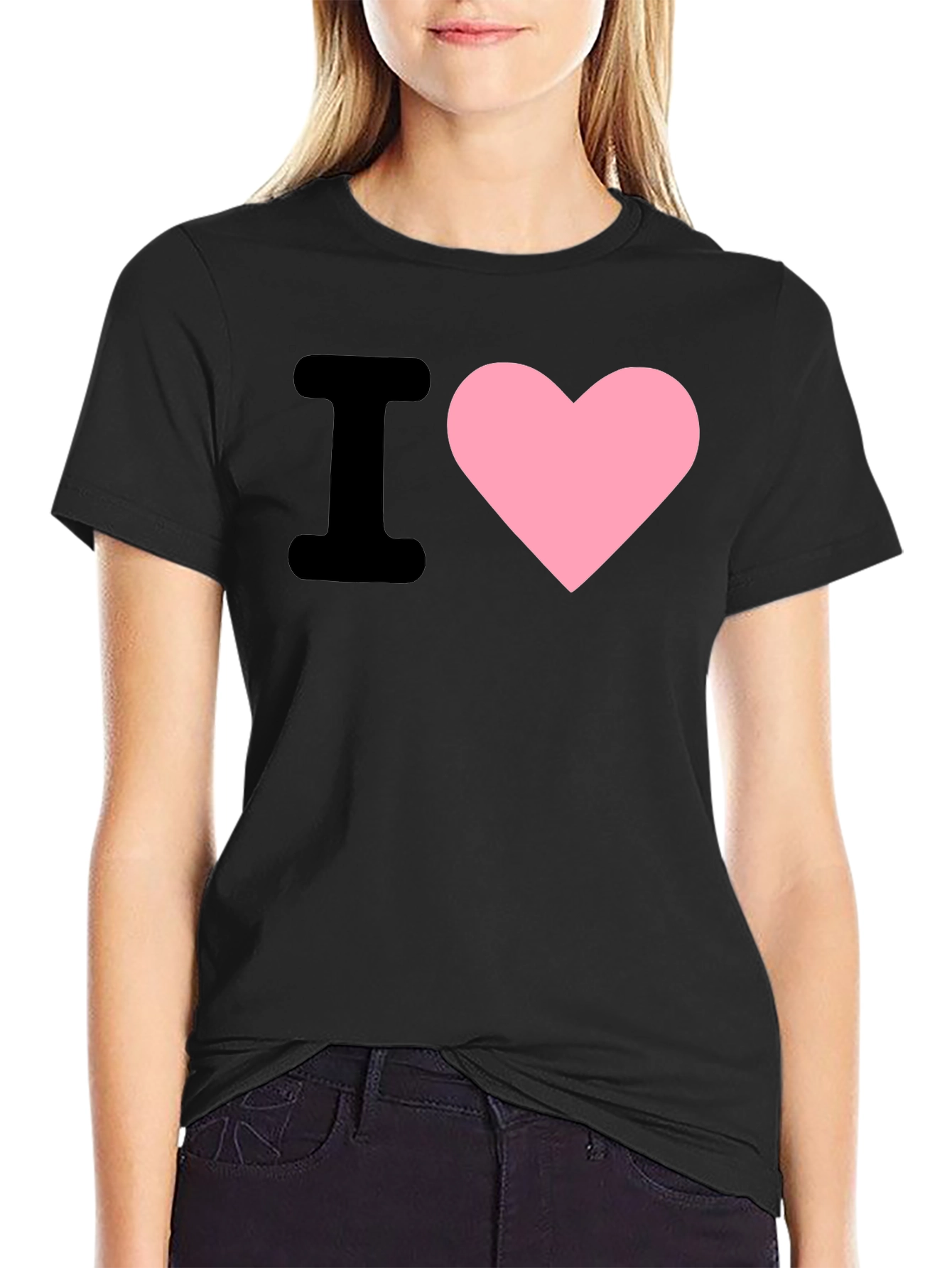 I Heart Love Pink Heart Tee