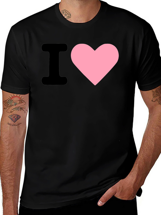 I Heart Love Pink Heart Tee