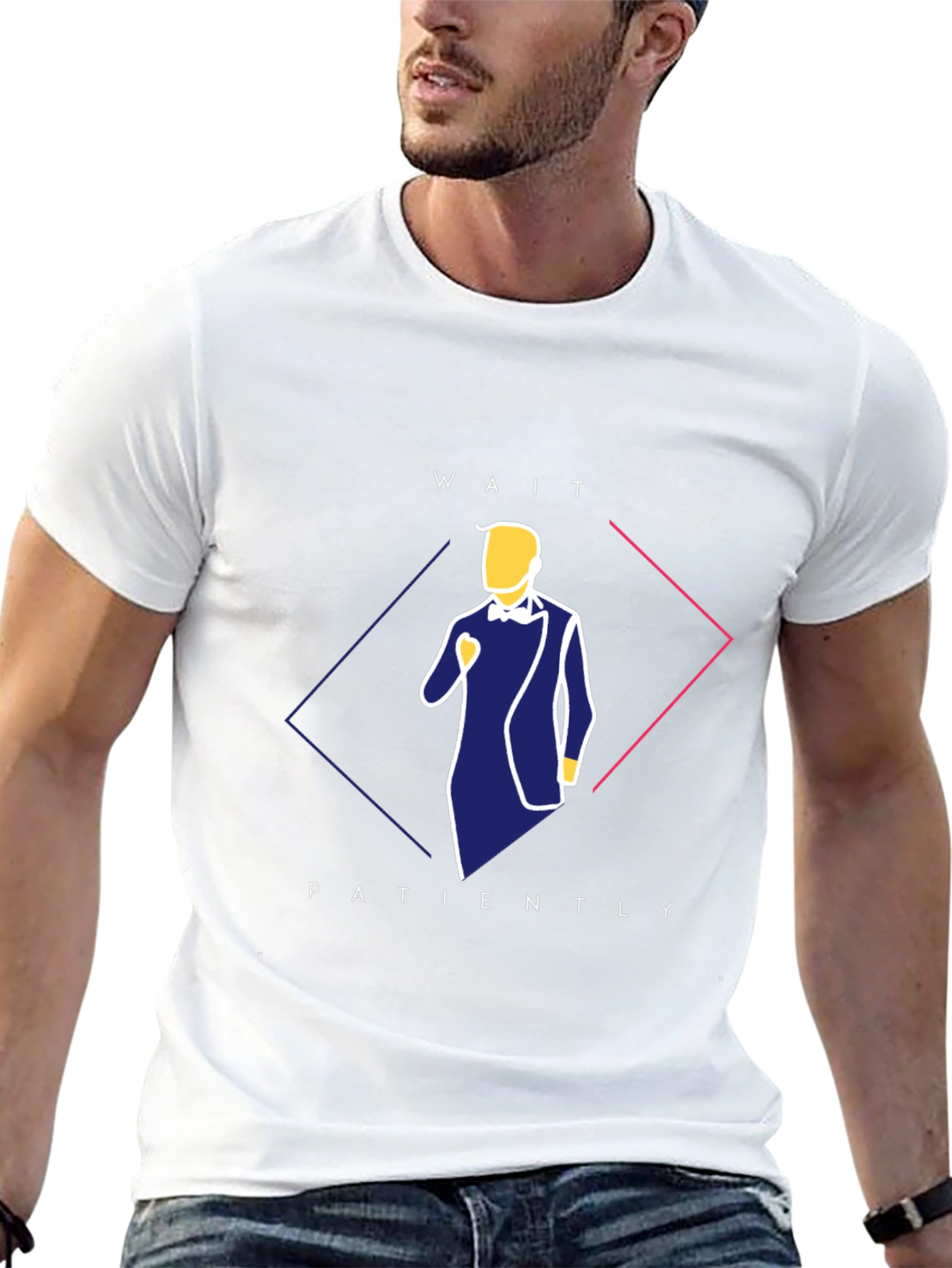 Stylish Wait Patiently Graphic Tee