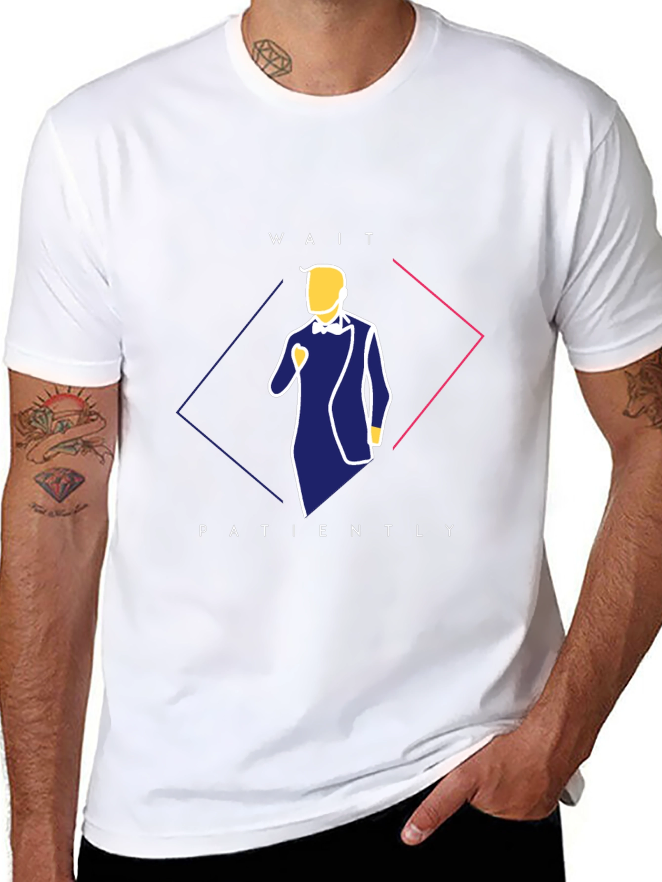Stylish Wait Patiently Graphic Tee
