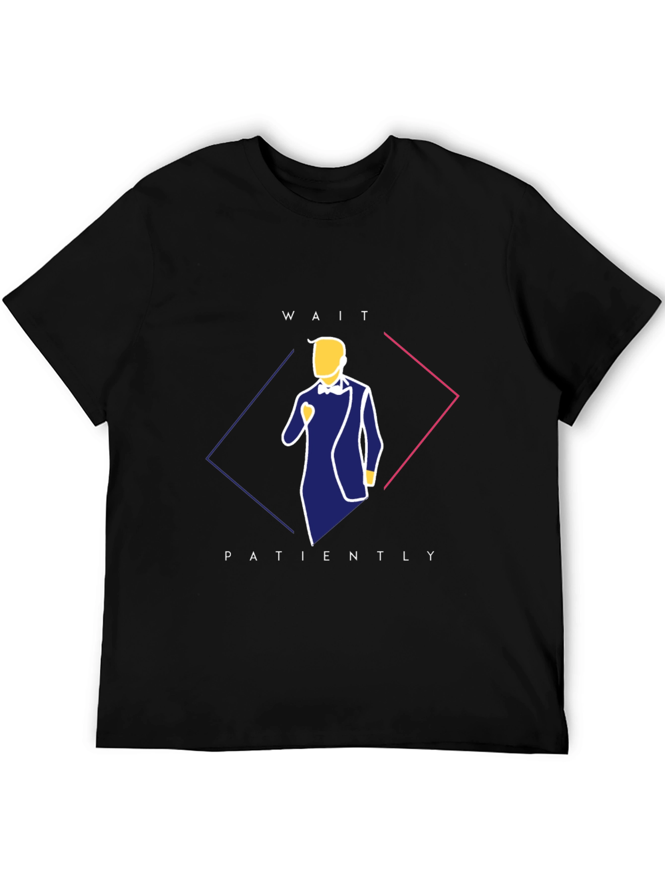 Stylish Wait Patiently Graphic Tee