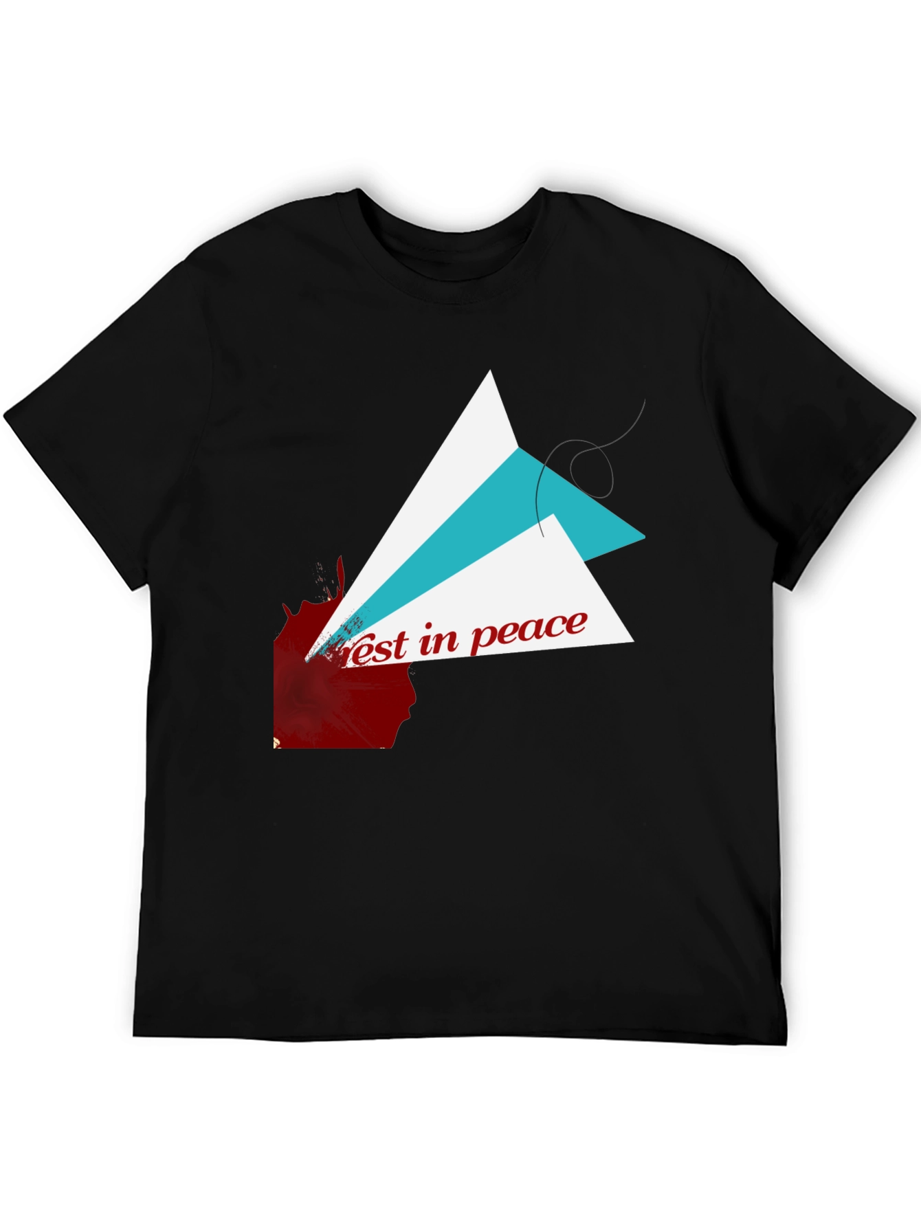 Rest in Peace Graphic T-Shirt - Black Cotton Tee