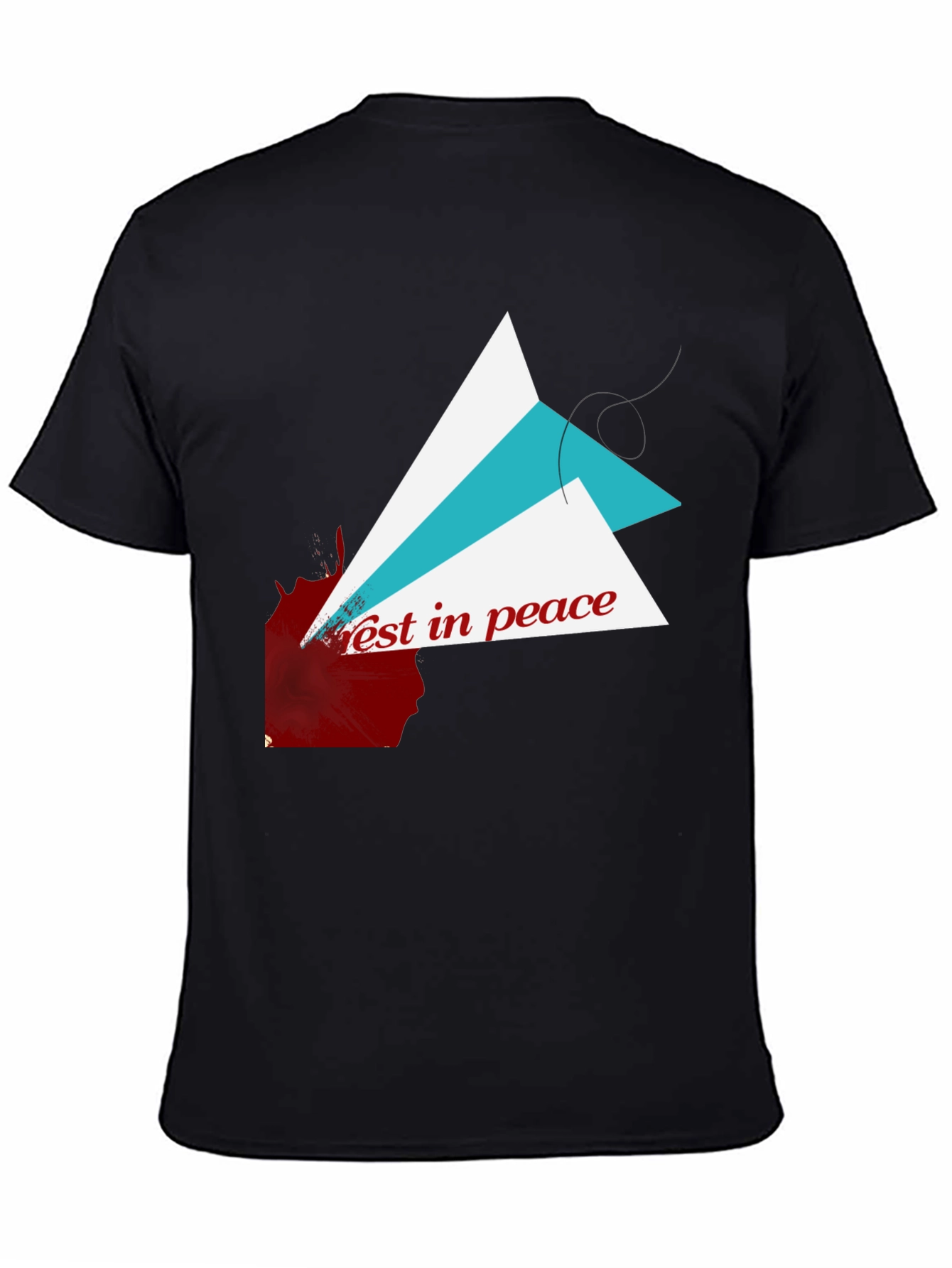 Rest in Peace Graphic T-Shirt - Black Cotton Tee