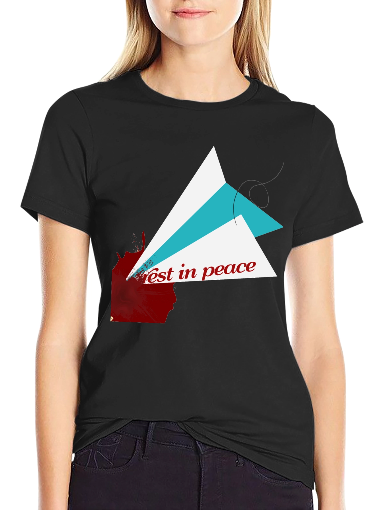 Rest in Peace Graphic T-Shirt - Black Cotton Tee