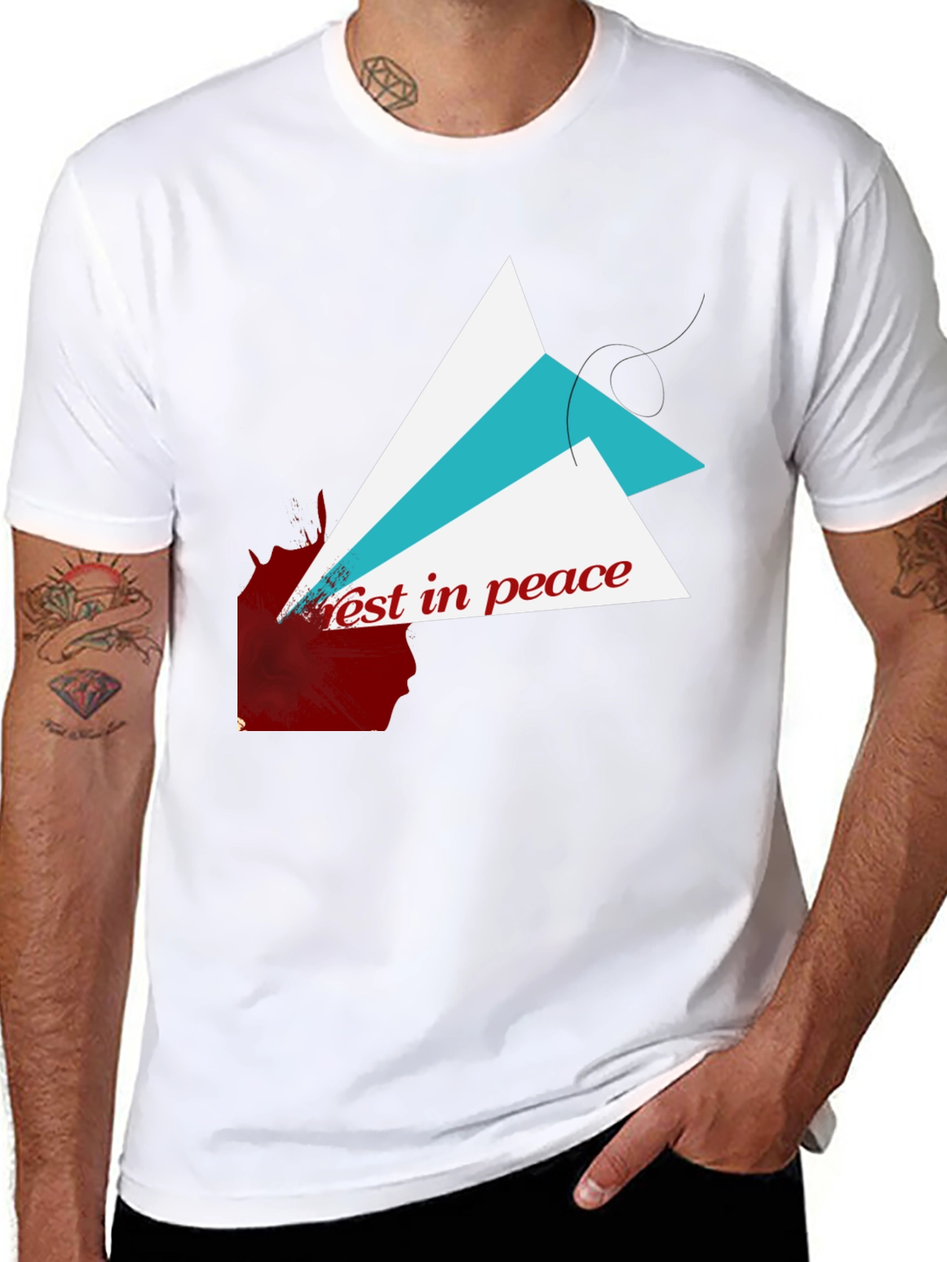 Rest in Peace Graphic T-Shirt - Black Cotton Tee
