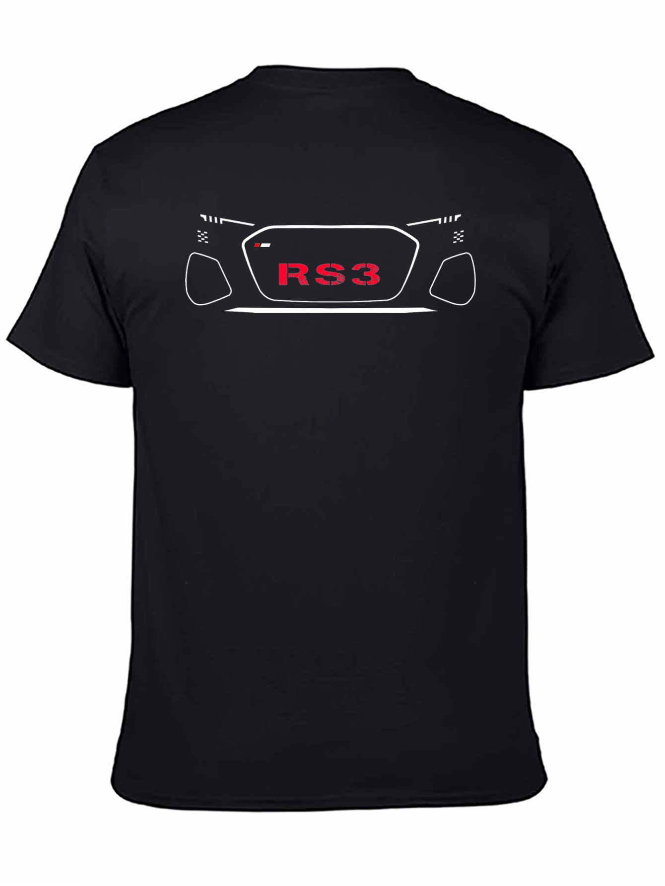 RS3 Car Outline T-Shirt - Automotive Enthusiast Tee