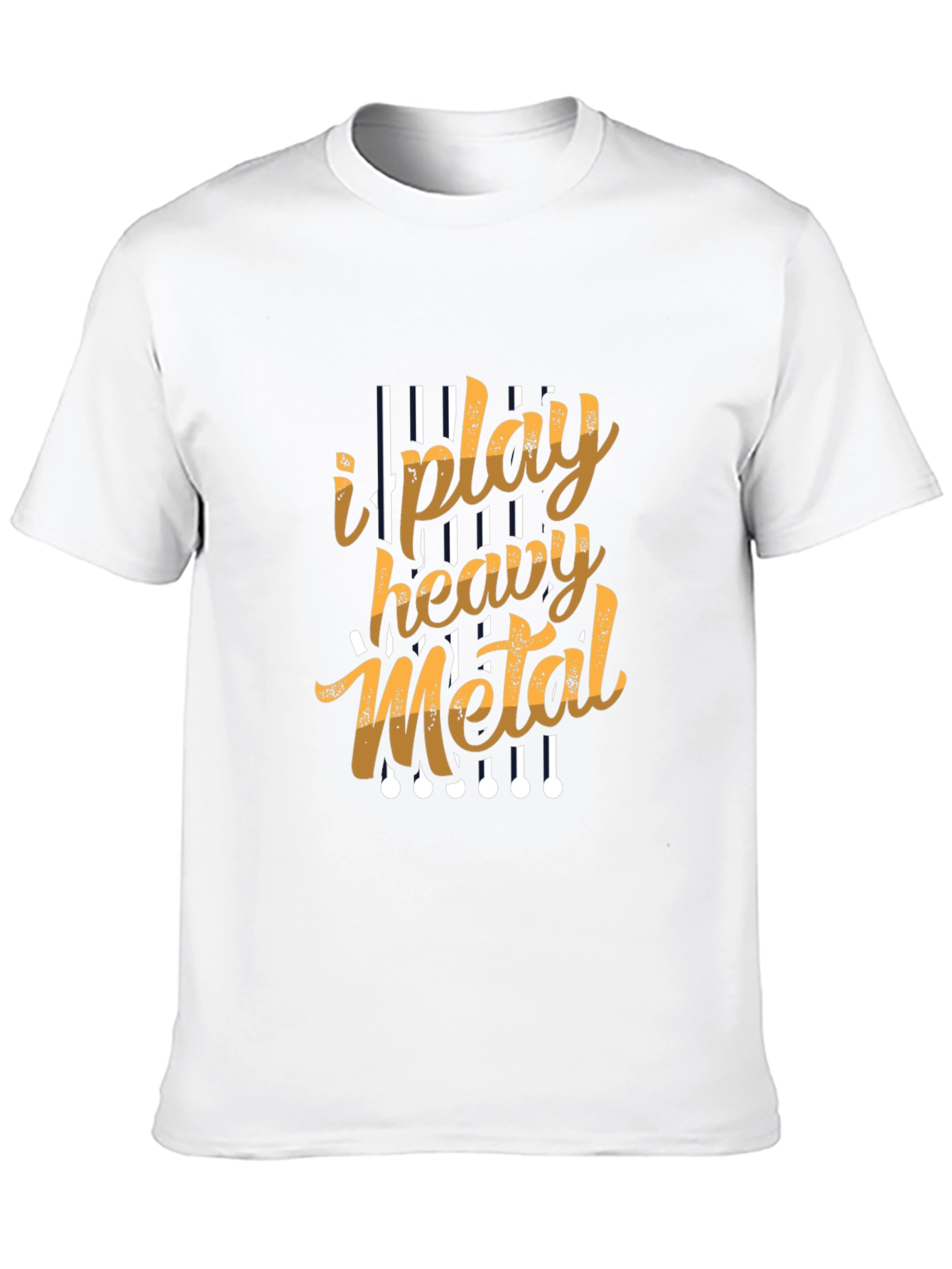 I Play Heavy Metal Graphic Tee - Black