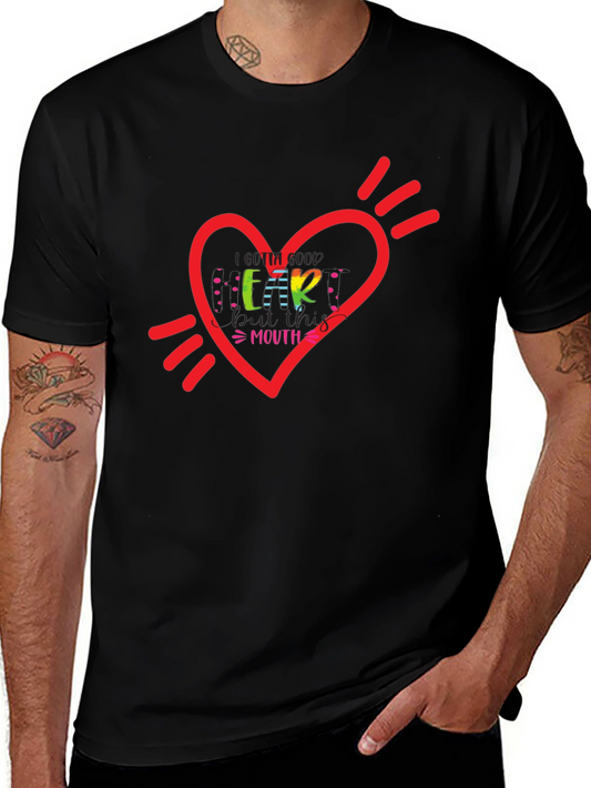 I Gotta Stop ER Outta My Mouth Funny Heart T-Shirt