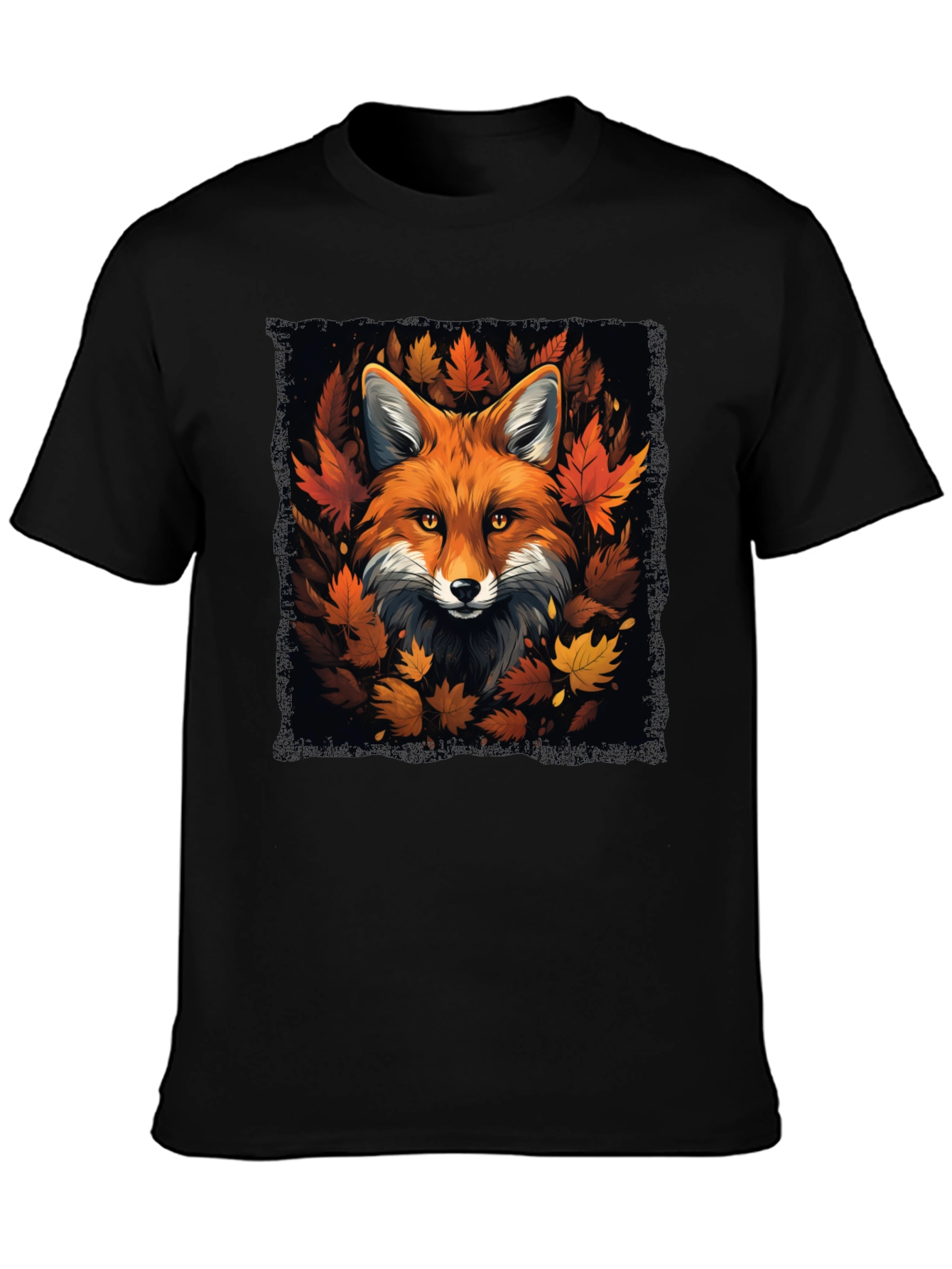 Fox & Fall Leaves Graphic Tee
