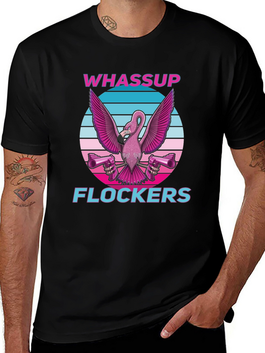 Whassup Flockers Flamingo T-Shirt