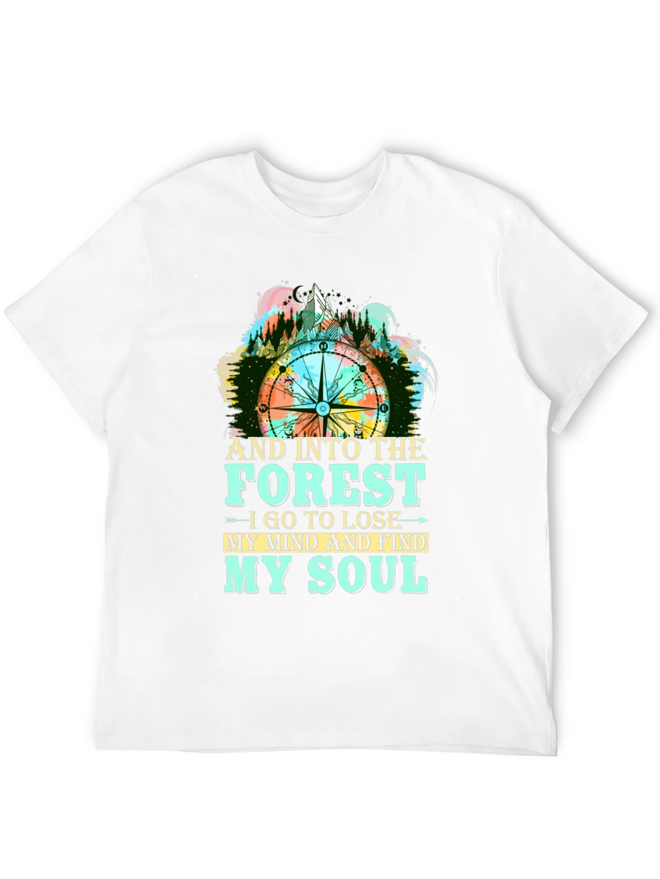 Forest Compass Graphic T-Shirt