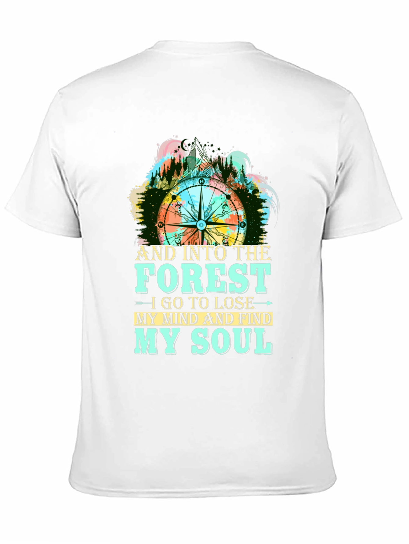 Forest Compass Graphic T-Shirt