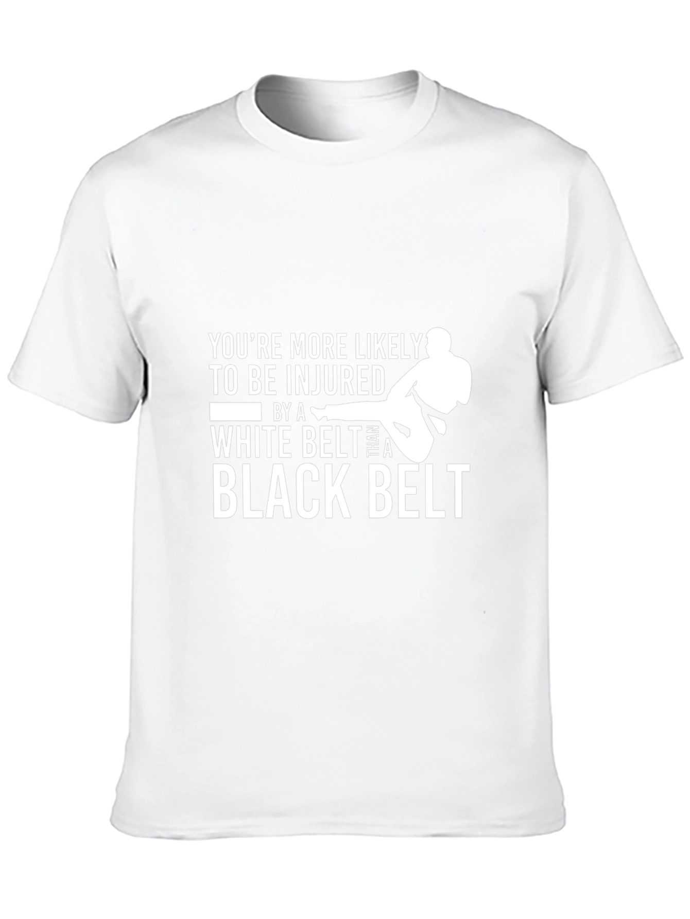 Martial Arts White Belt Funny Graphic T-Shirt