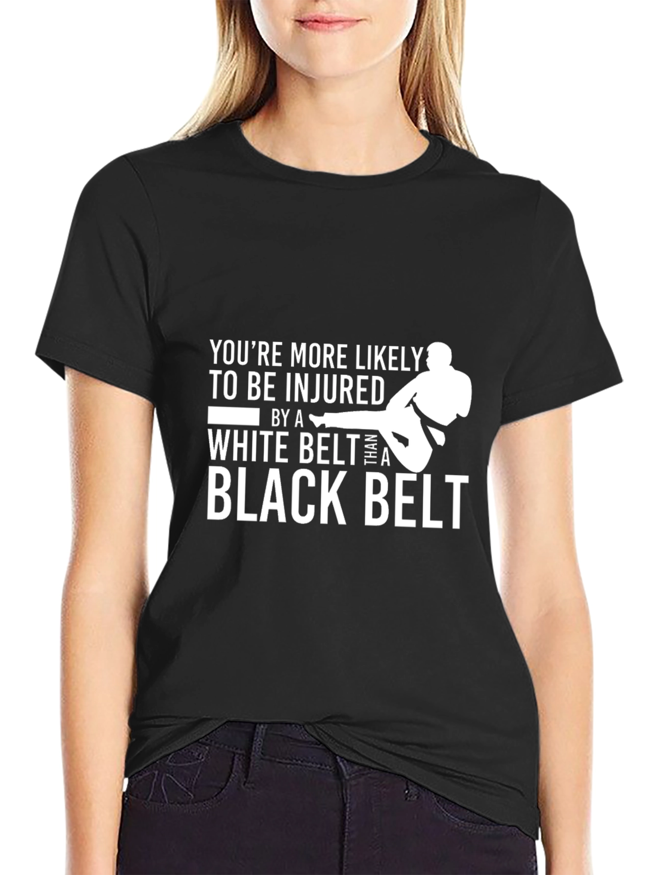 Martial Arts White Belt Funny Graphic T-Shirt