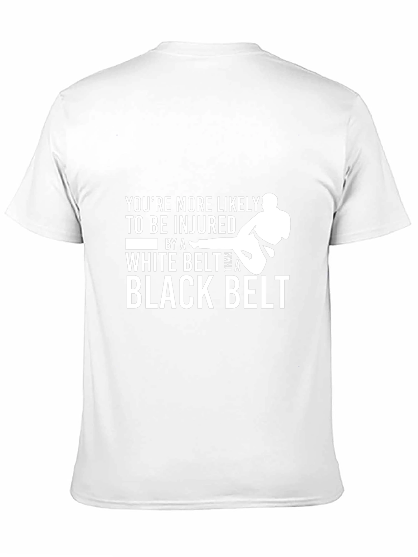 Martial Arts White Belt Funny Graphic T-Shirt