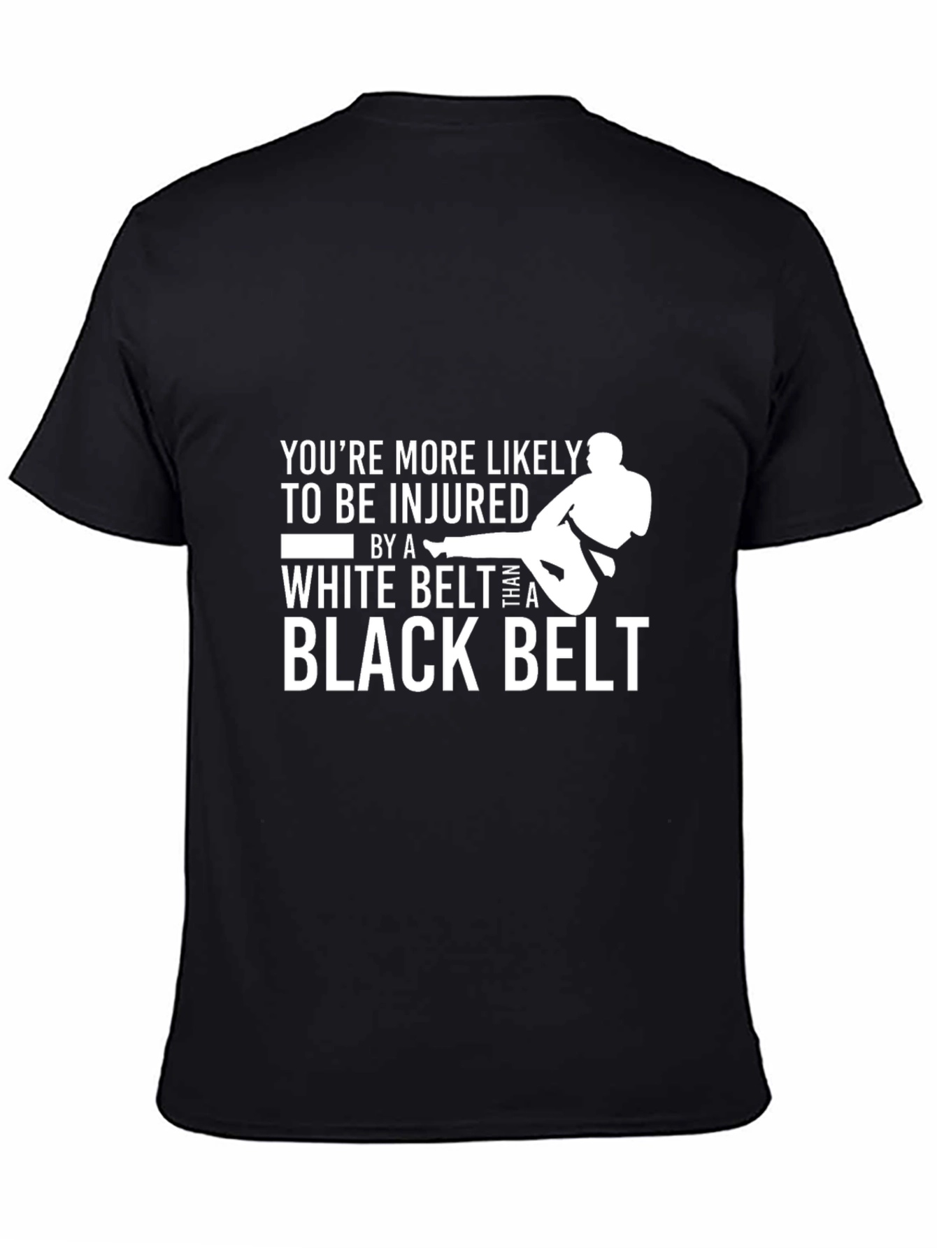 Martial Arts White Belt Funny Graphic T-Shirt