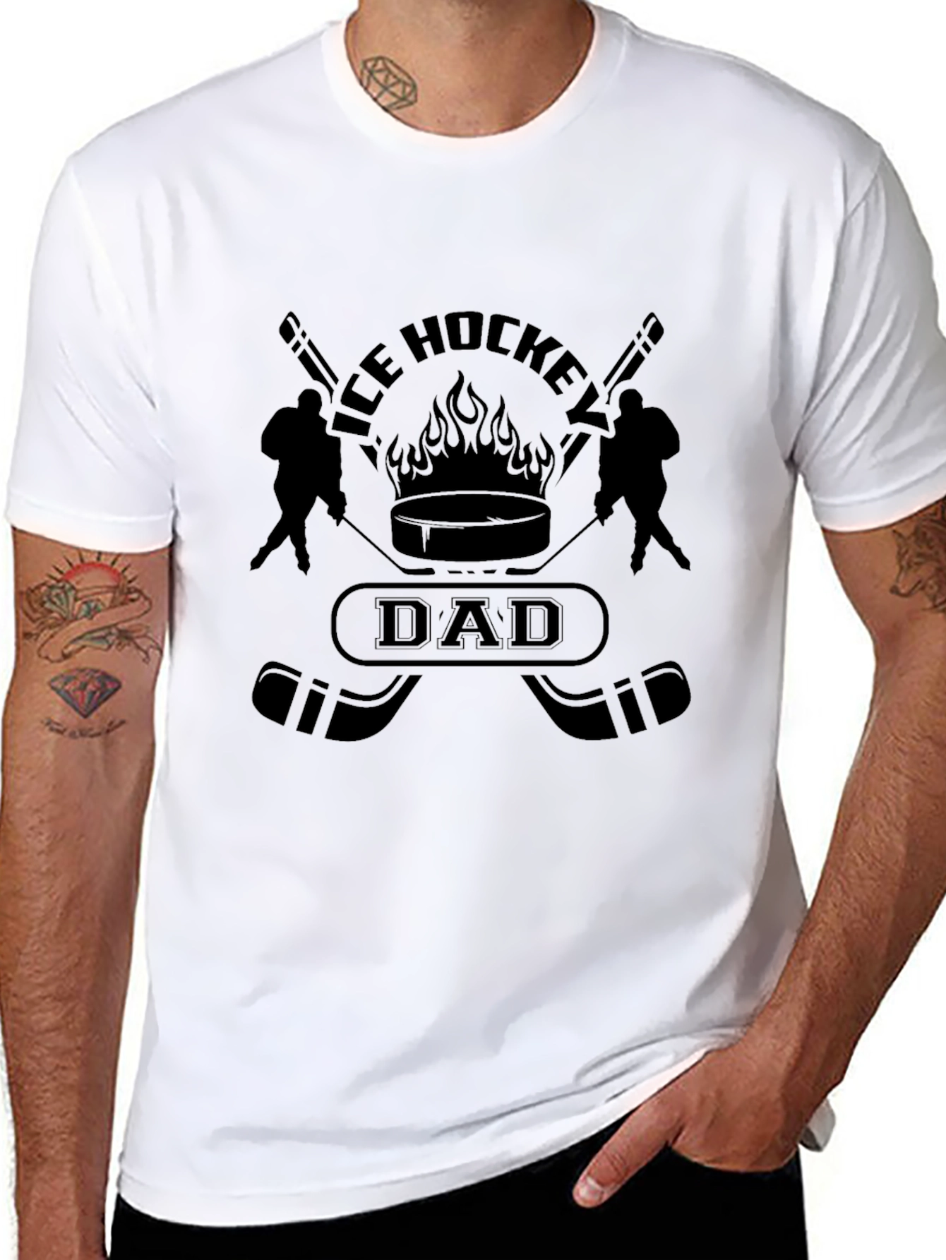 Ice Hockey Dad T-Shirt