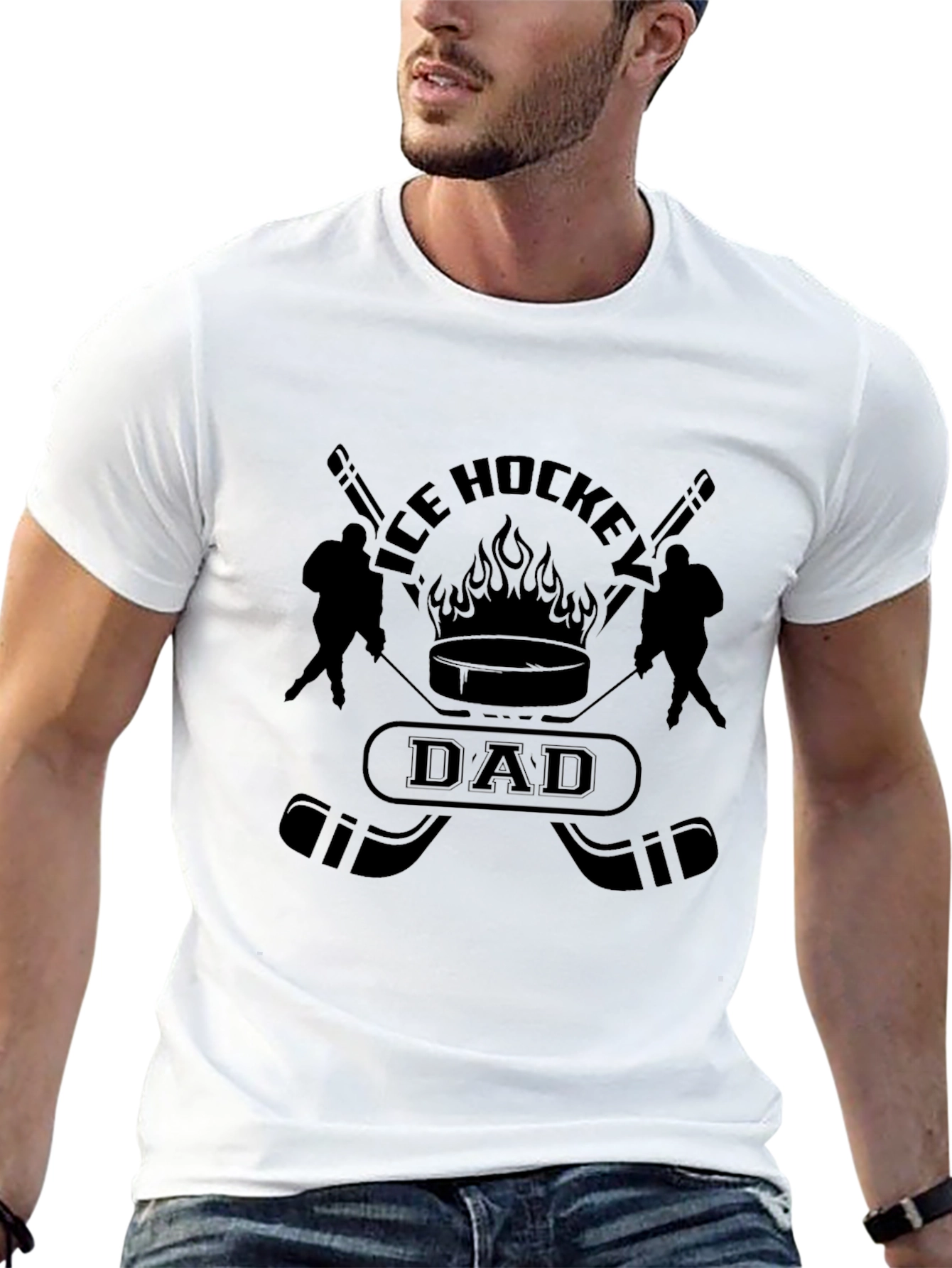 Ice Hockey Dad T-Shirt