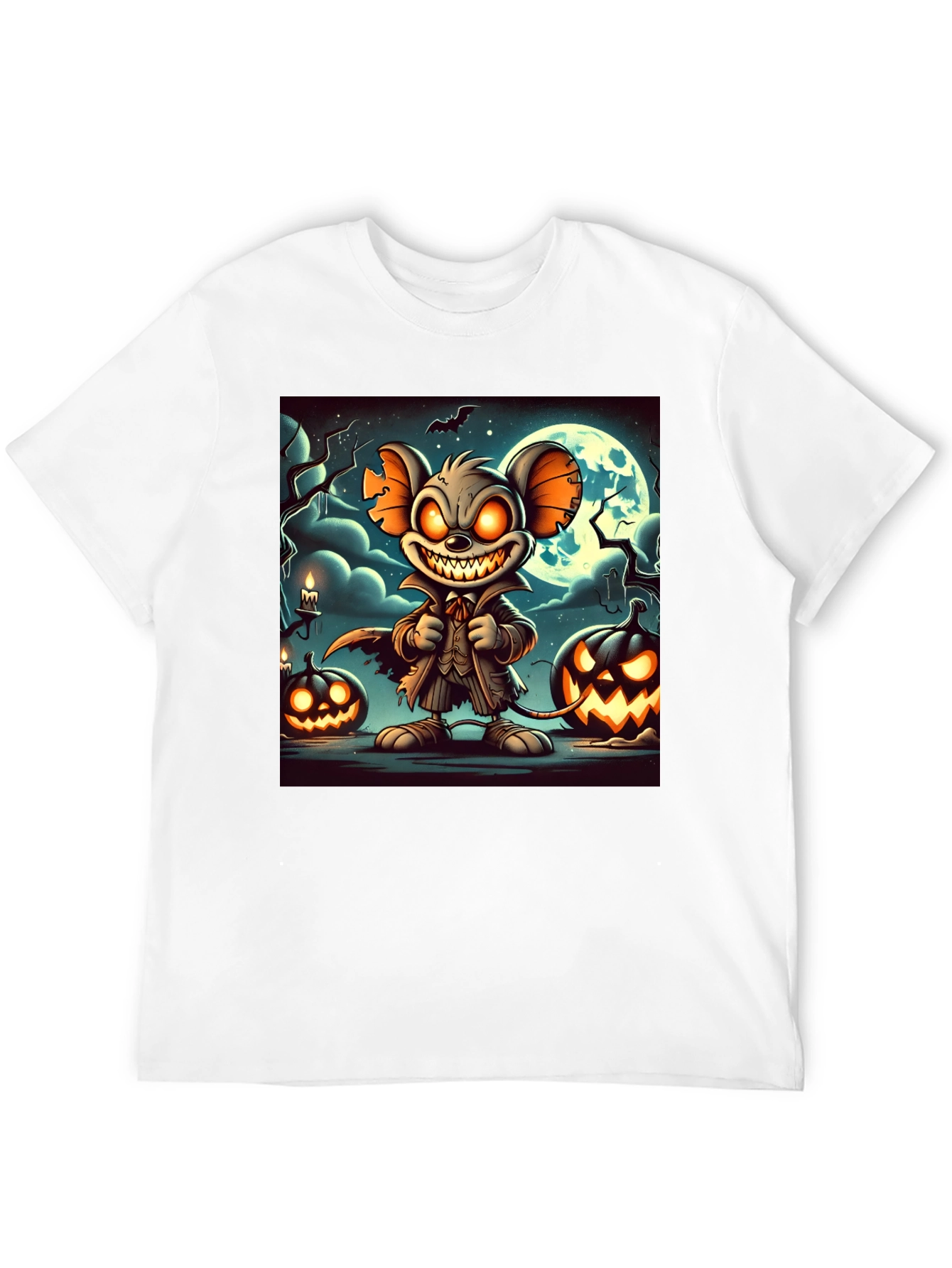 Spooky Halloween Mouse T-Shirt