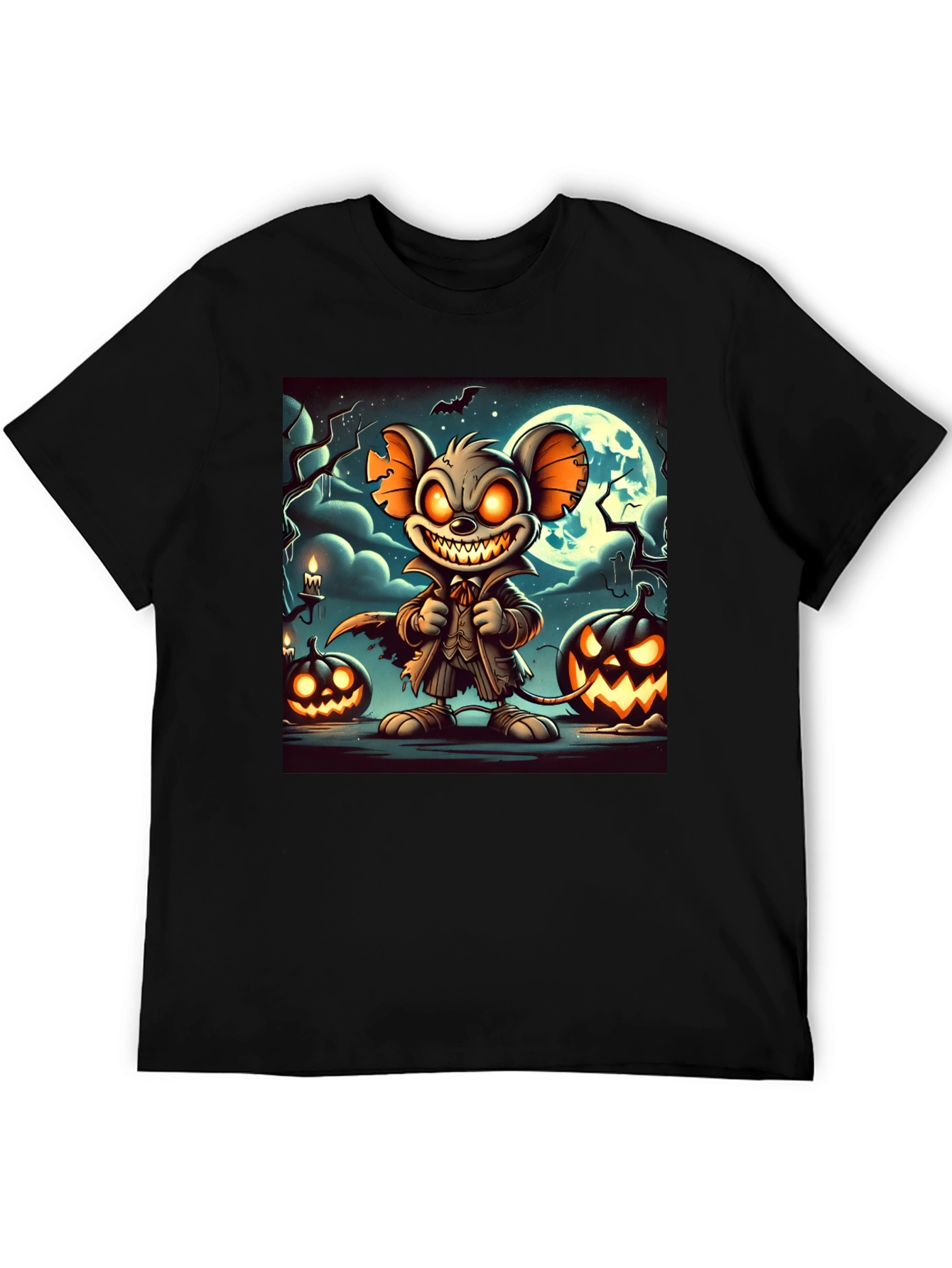 Spooky Halloween Mouse T-Shirt