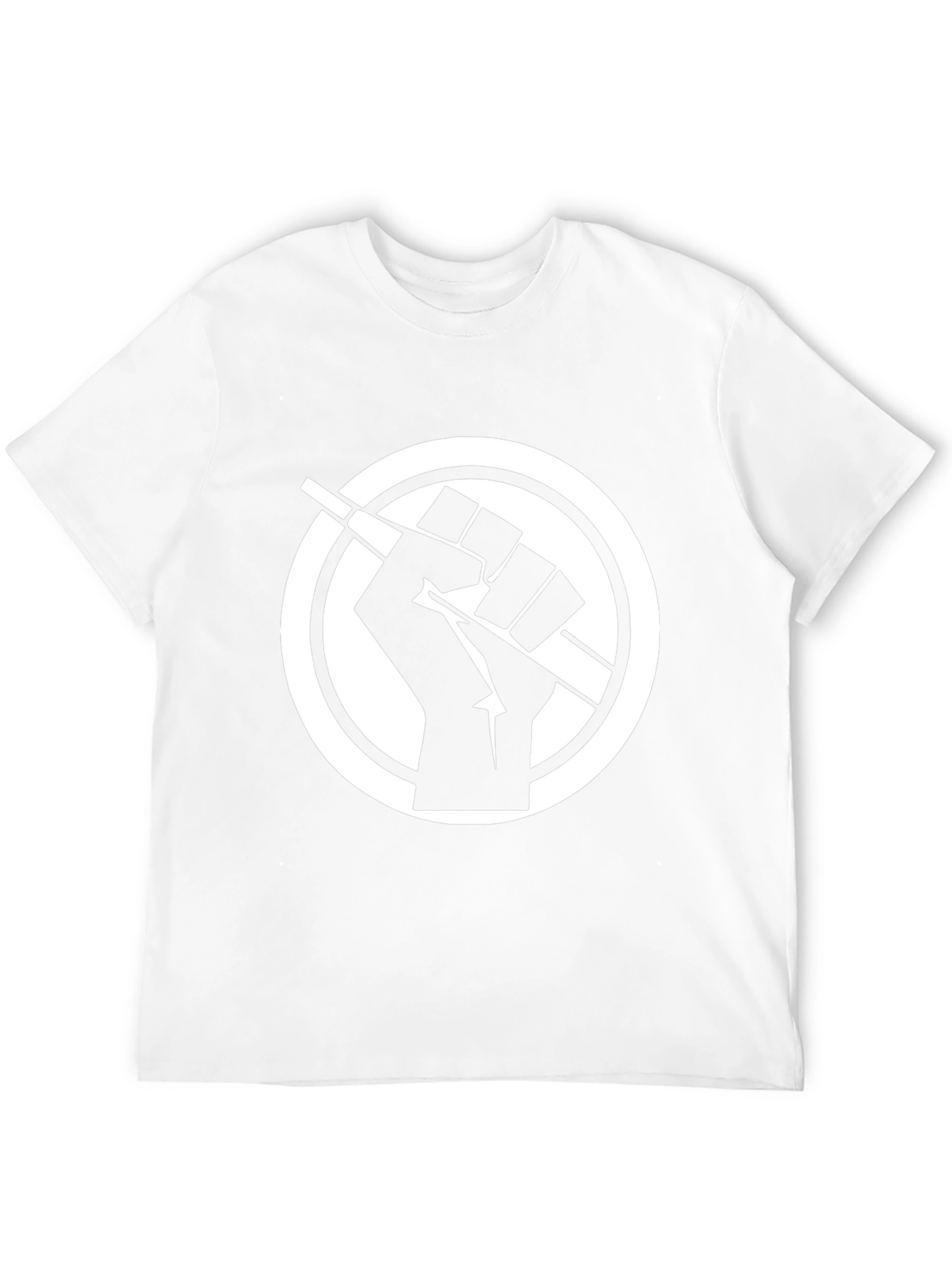 Symbolic Graphic Tee - Fist Breaking Stick