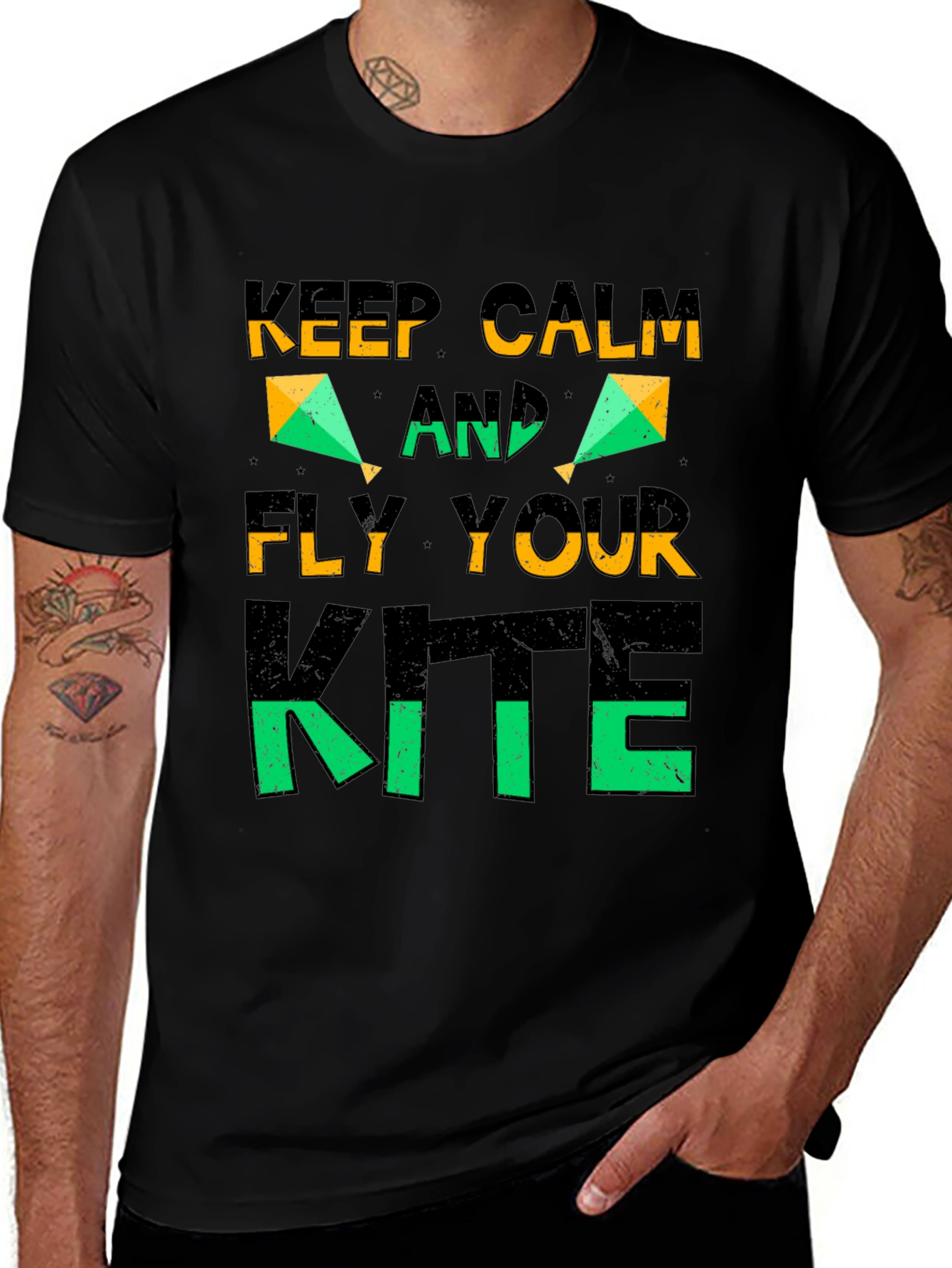 Keep Calm and Fly Your Kite Graphic Tee
